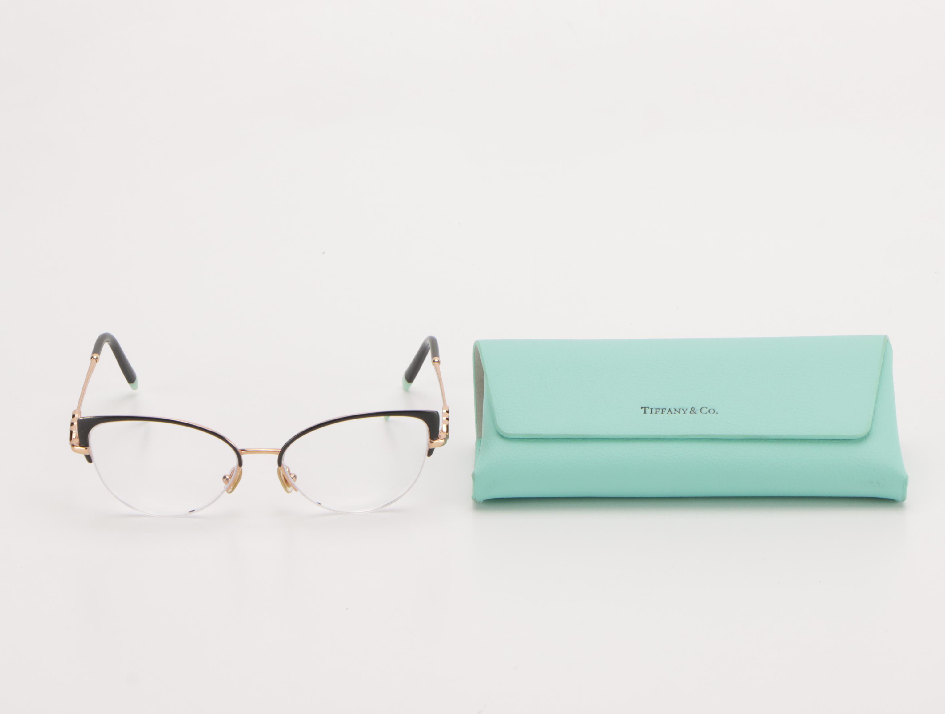 Tiffany & Co. TF 1145-B 6162 Cat-Eye Prescription Eyeglasses in Case