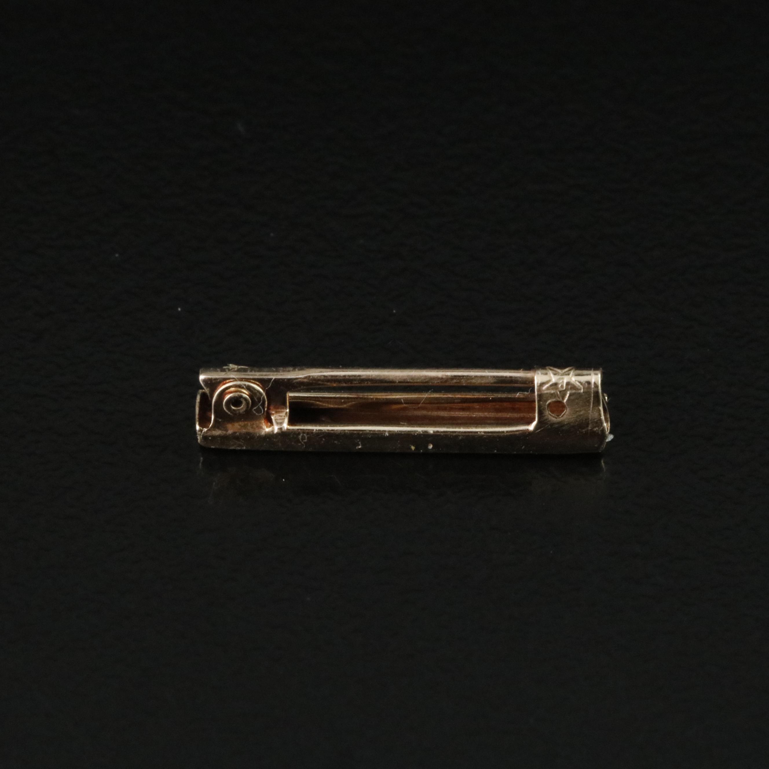 Antique B.A. Ballou & Co. 10K Scatter Bar Pin