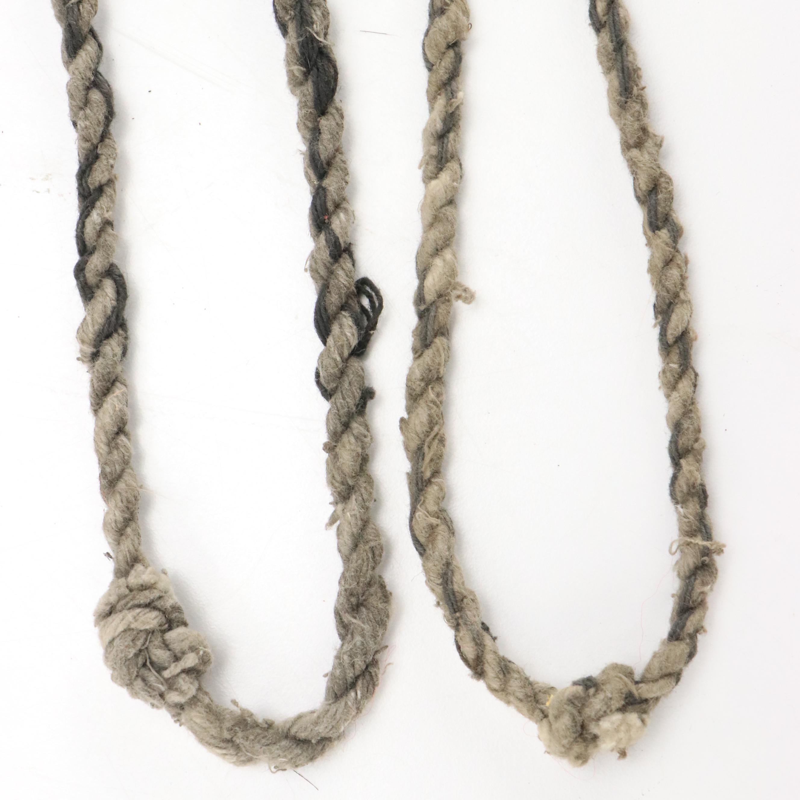 Papua New Guinea Carved Bone Necklaces with Boar Tusks and Pig Teeth