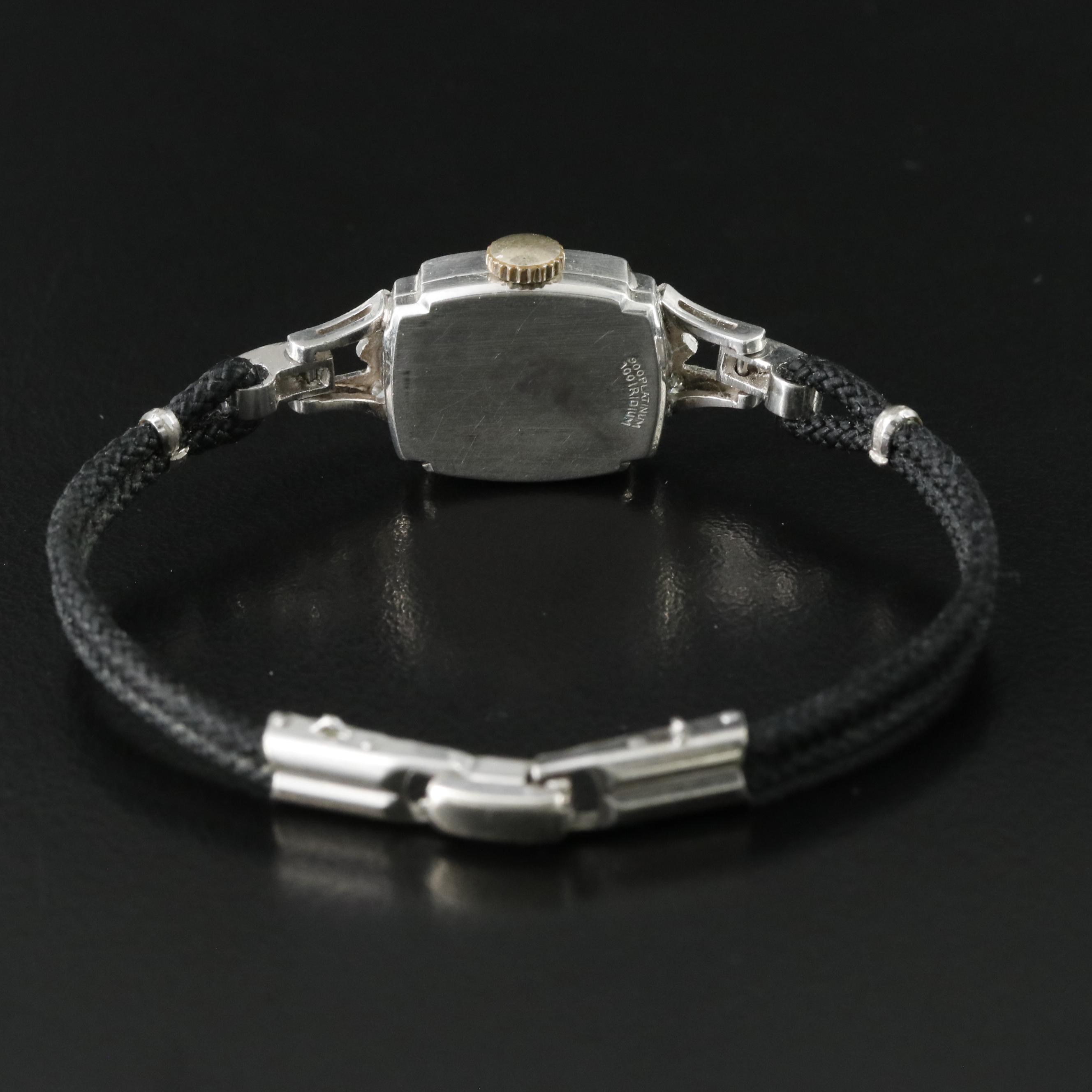 Hamilton Platinum and Diamond Watch, Vintage