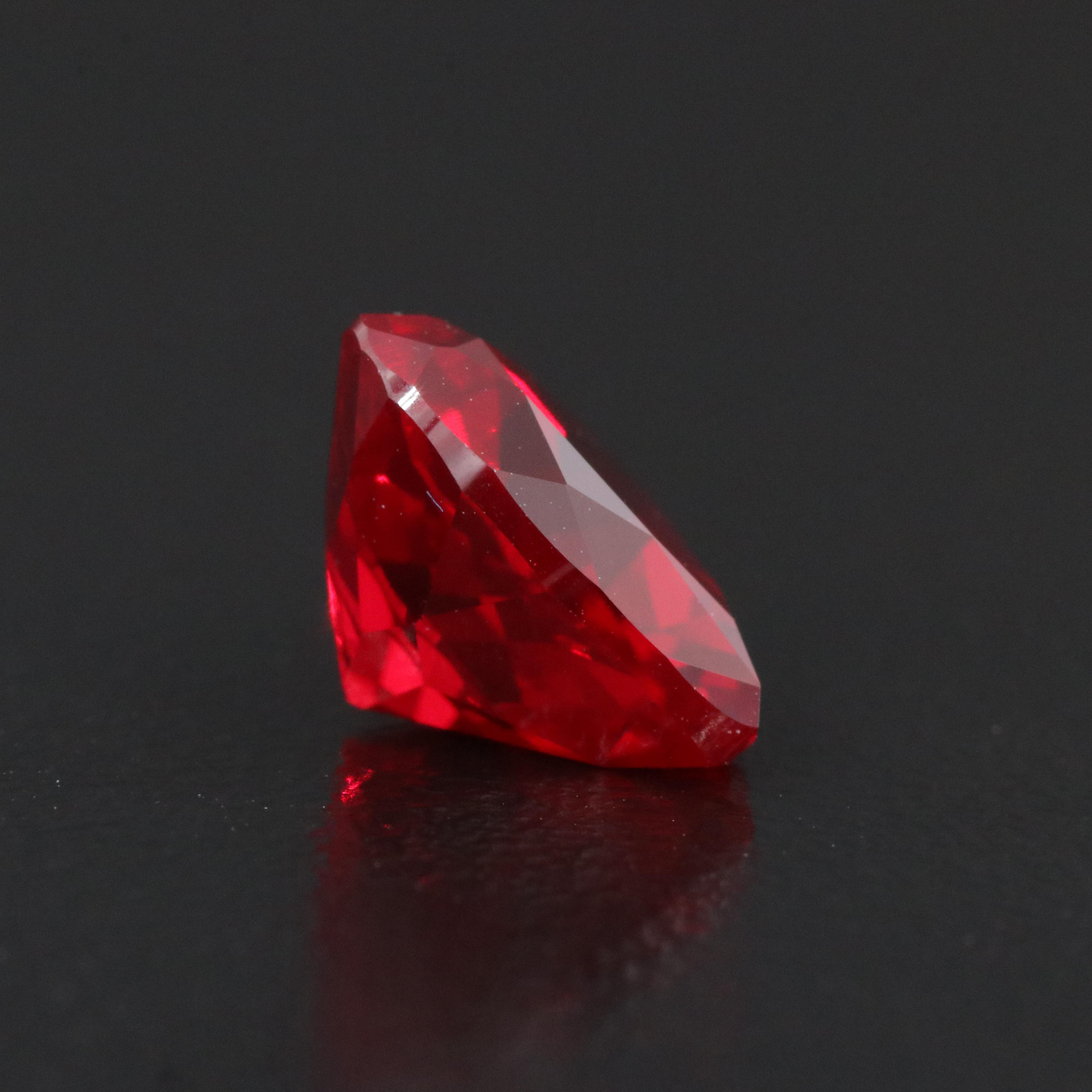 Loose 4.60 CT Lab Grown Ruby