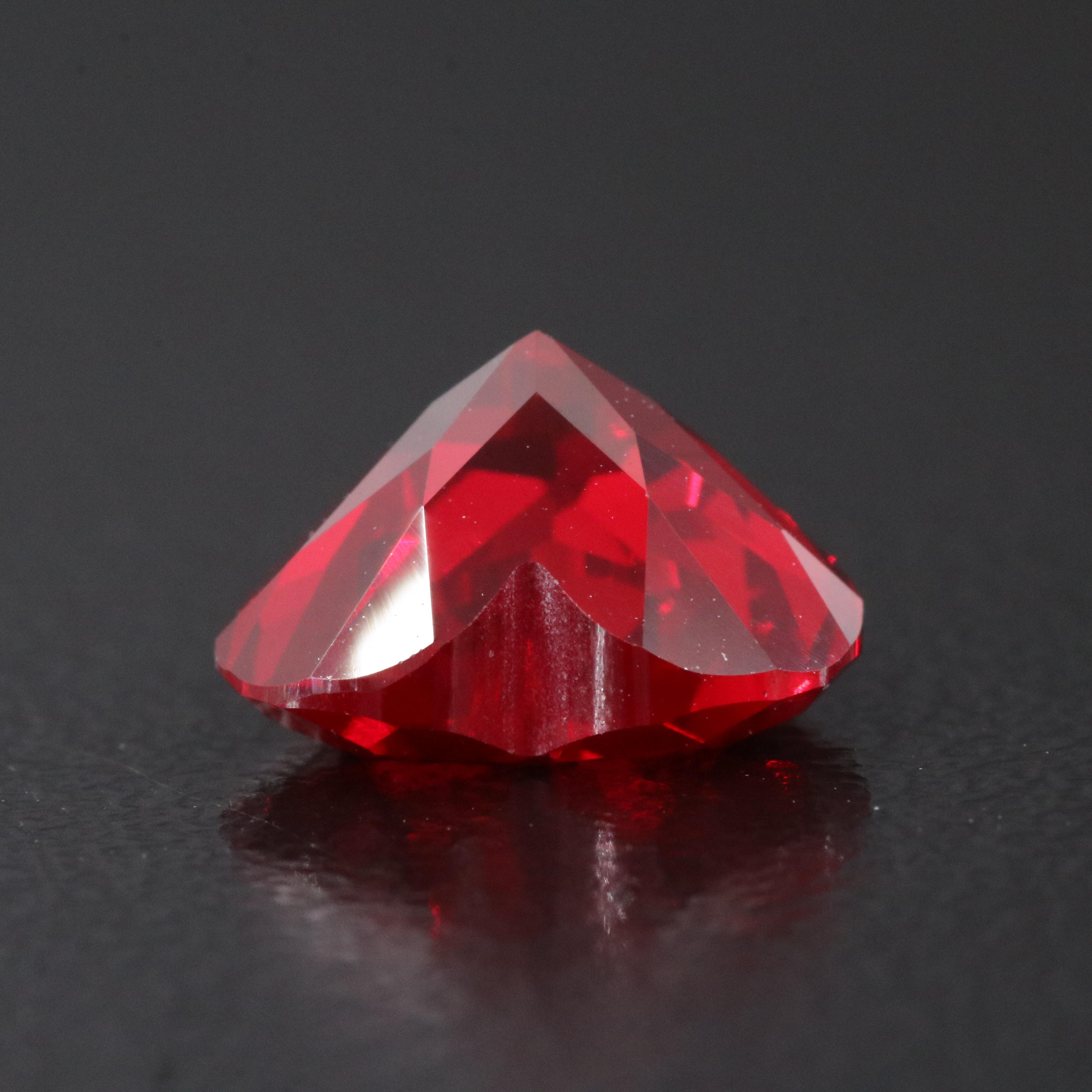 Loose 4.60 CT Lab Grown Ruby