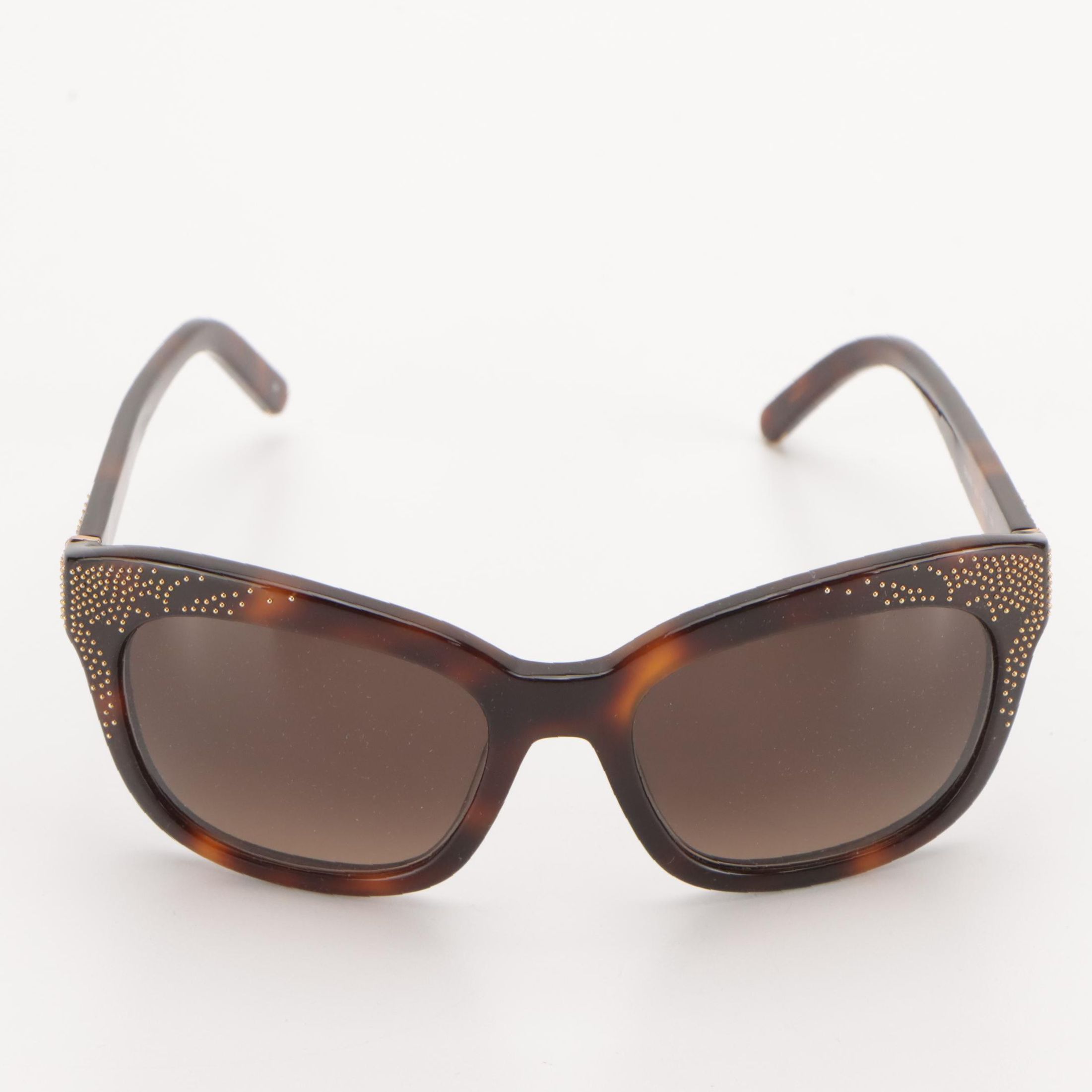 Chloé CE626S 219 Embellished Havana Square Sunglasses in Case