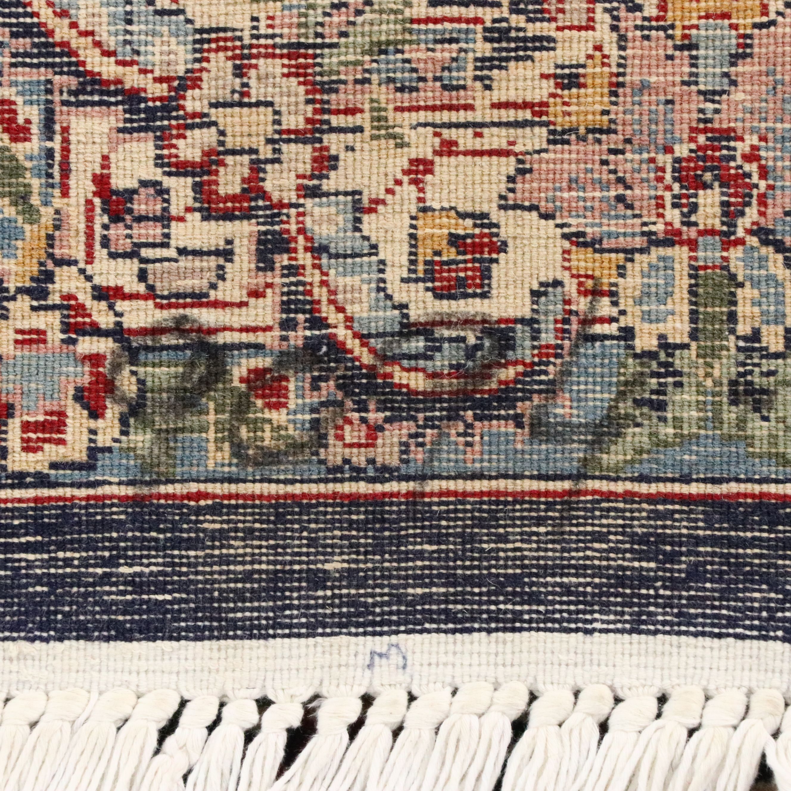 8'1 x 10'6 Hand-Knotted Persian Kerman Area Rug