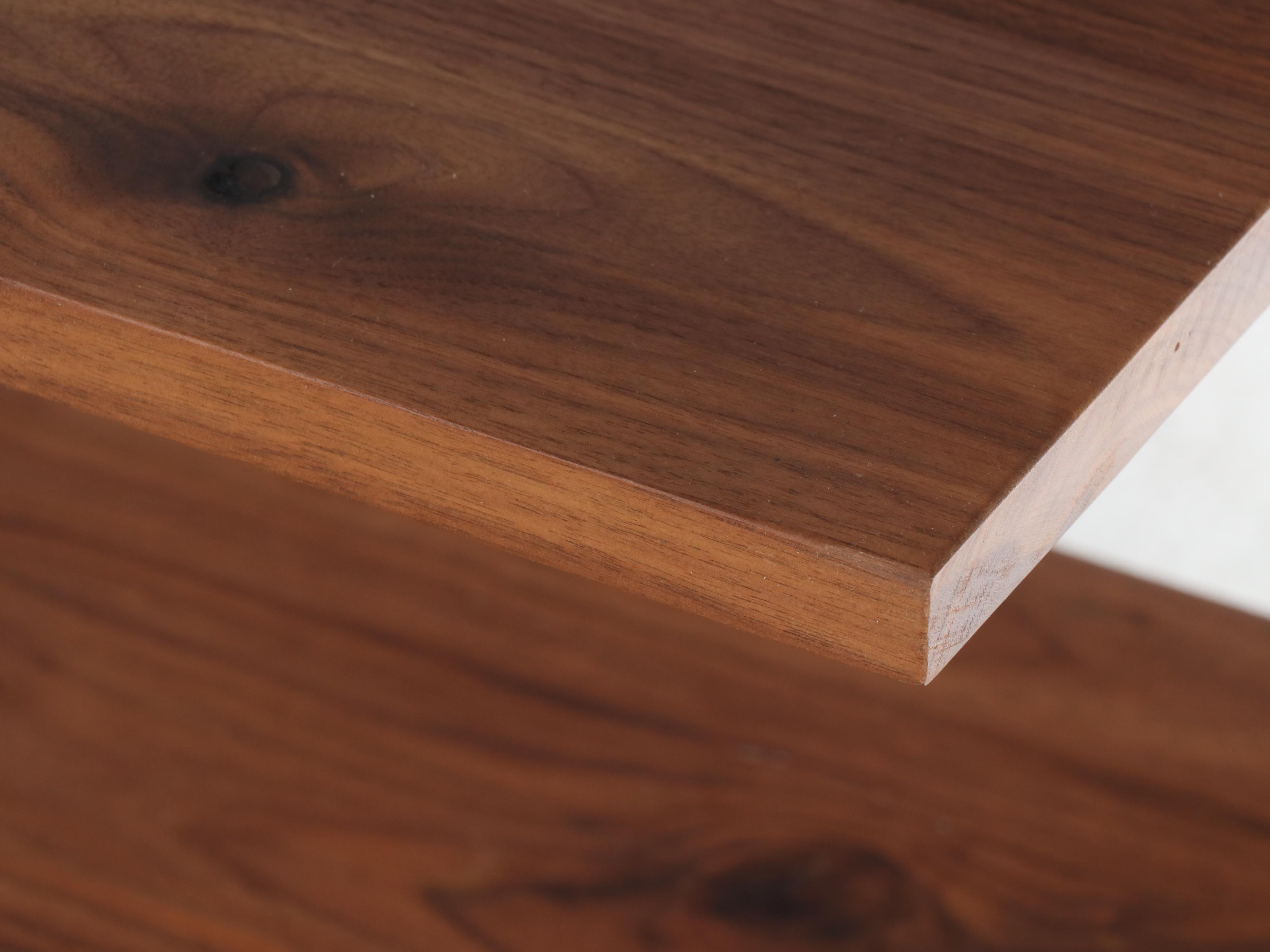 Crate & Barrel "Austin" Modernist Walnut Television Stand, 21st Century