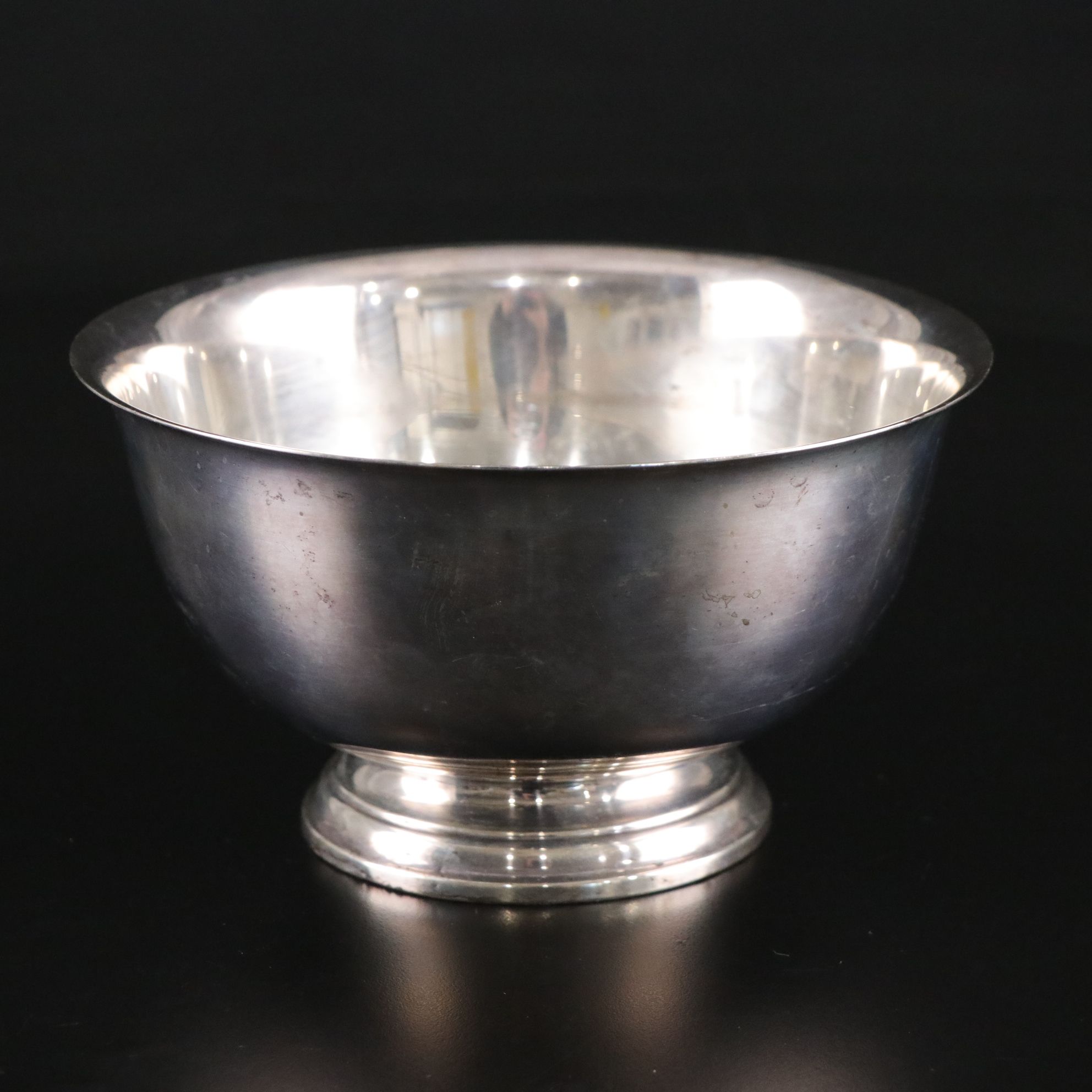 Inscribed Sterling Silver Paul Revere Bowl