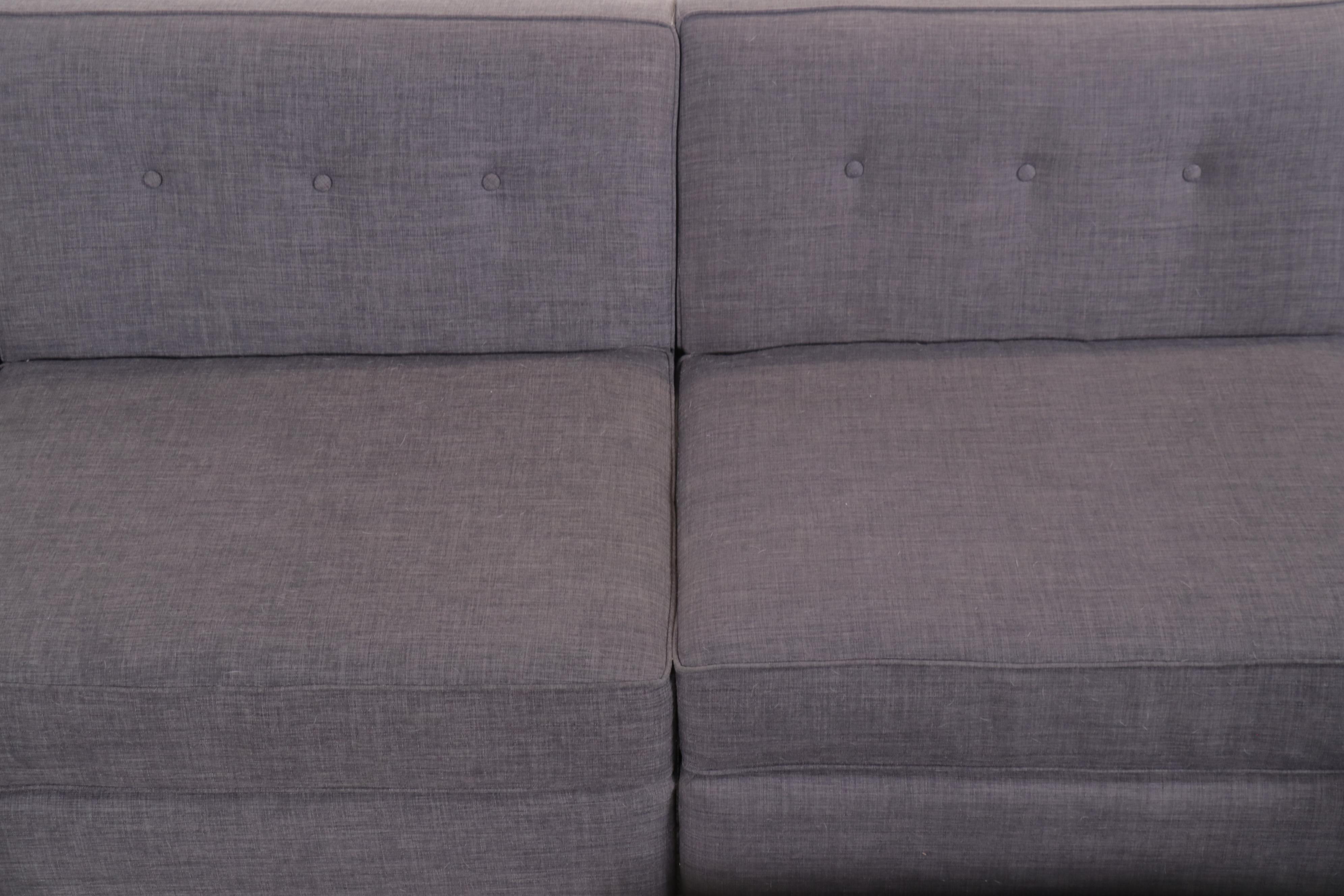 Contemporary Eight-Piece Upholstered Sectional Sofa