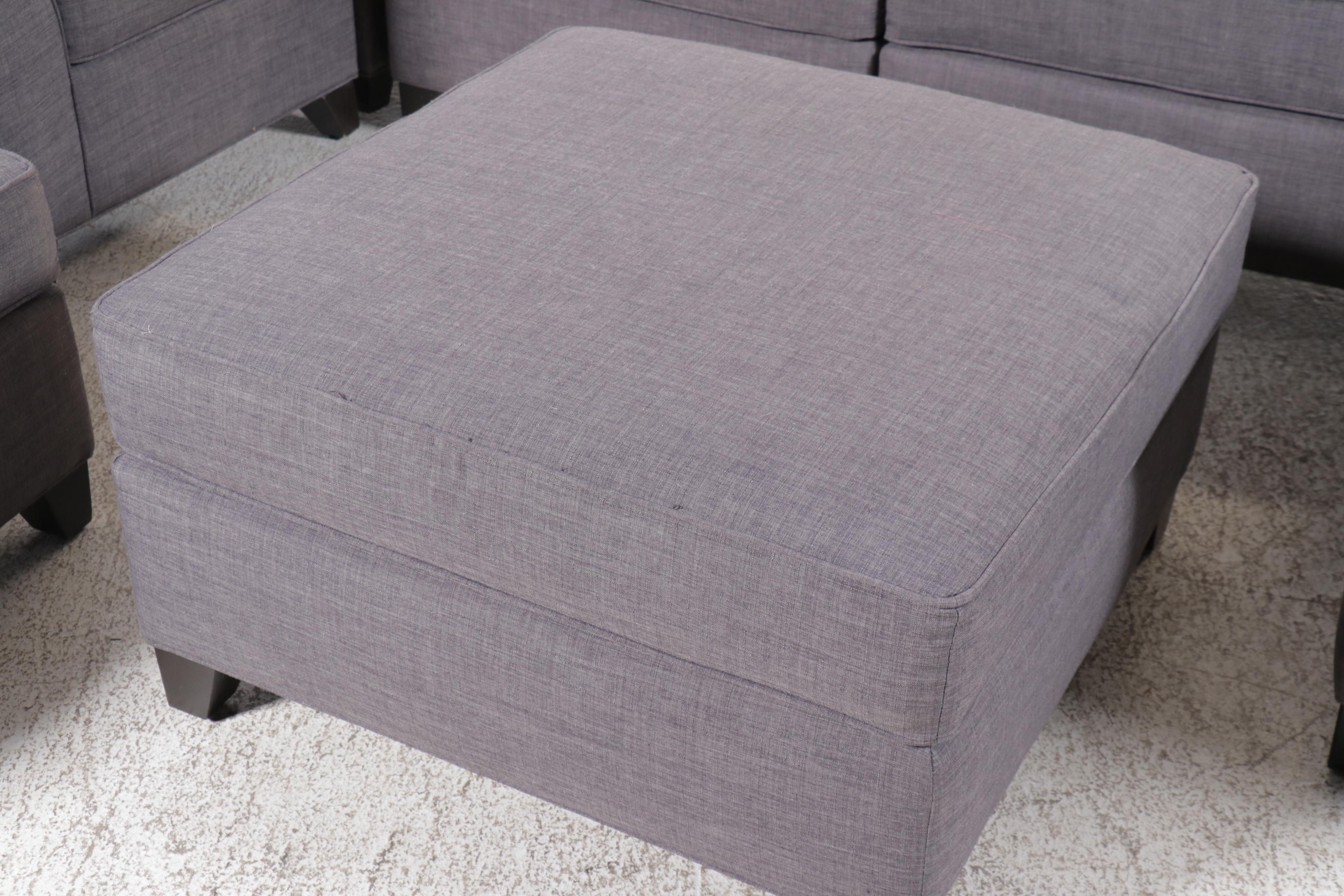 Contemporary Eight-Piece Upholstered Sectional Sofa