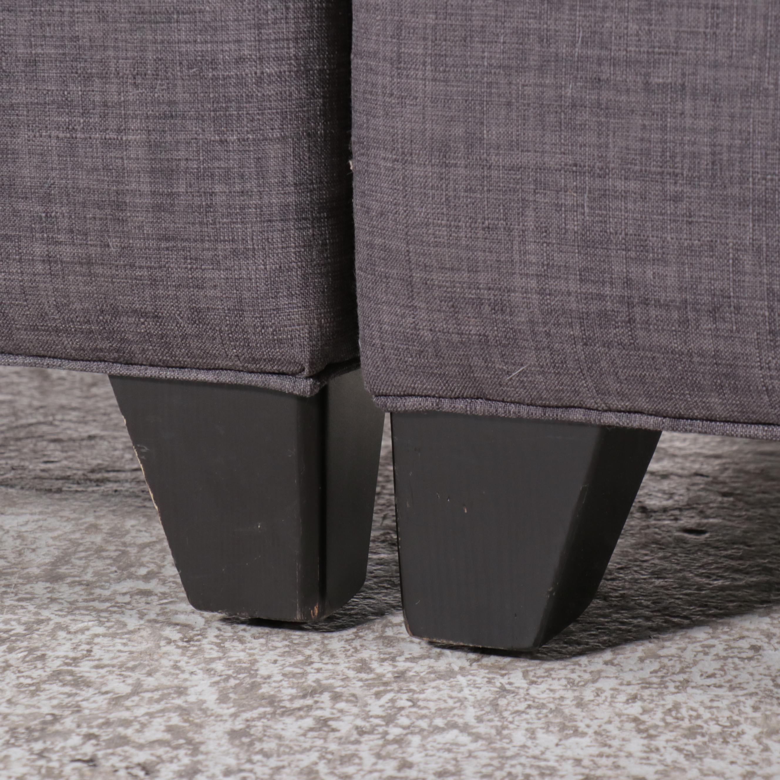 Contemporary Eight-Piece Upholstered Sectional Sofa