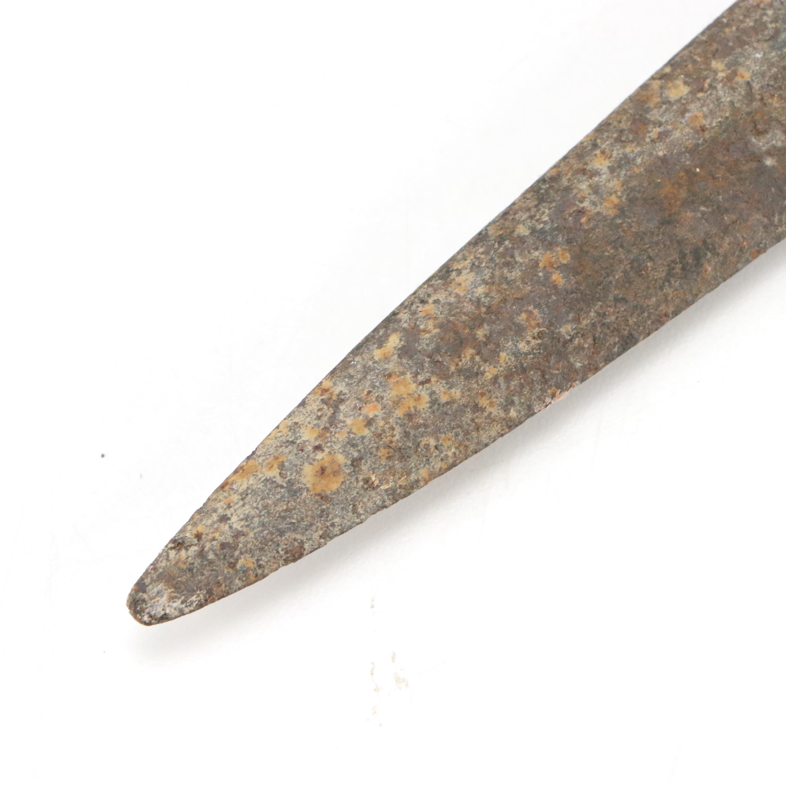 North African Engraved Tuareg Daggers with Hand-Forged Blade