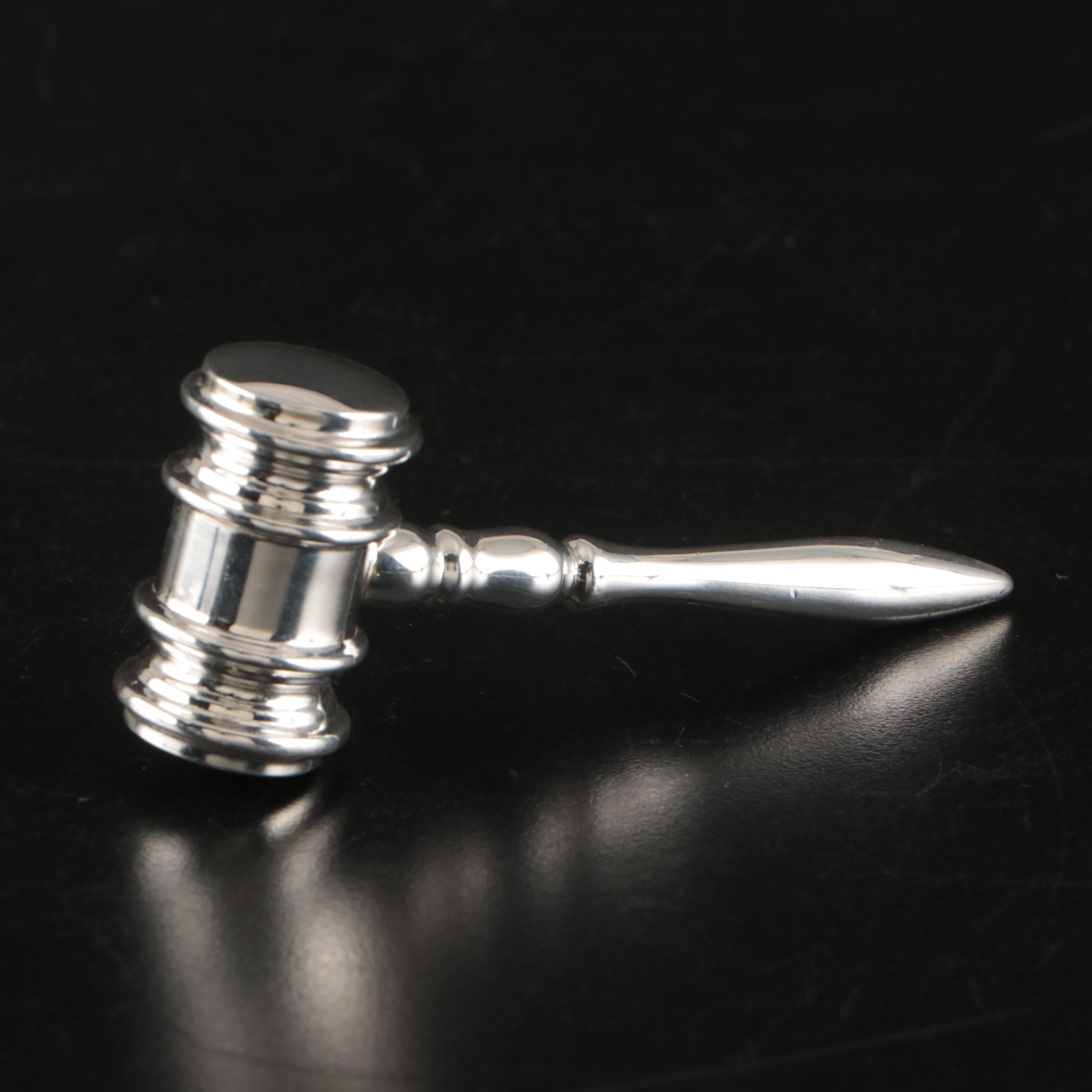 Tiffany & Co. Weighted Sterling Silver Gavel