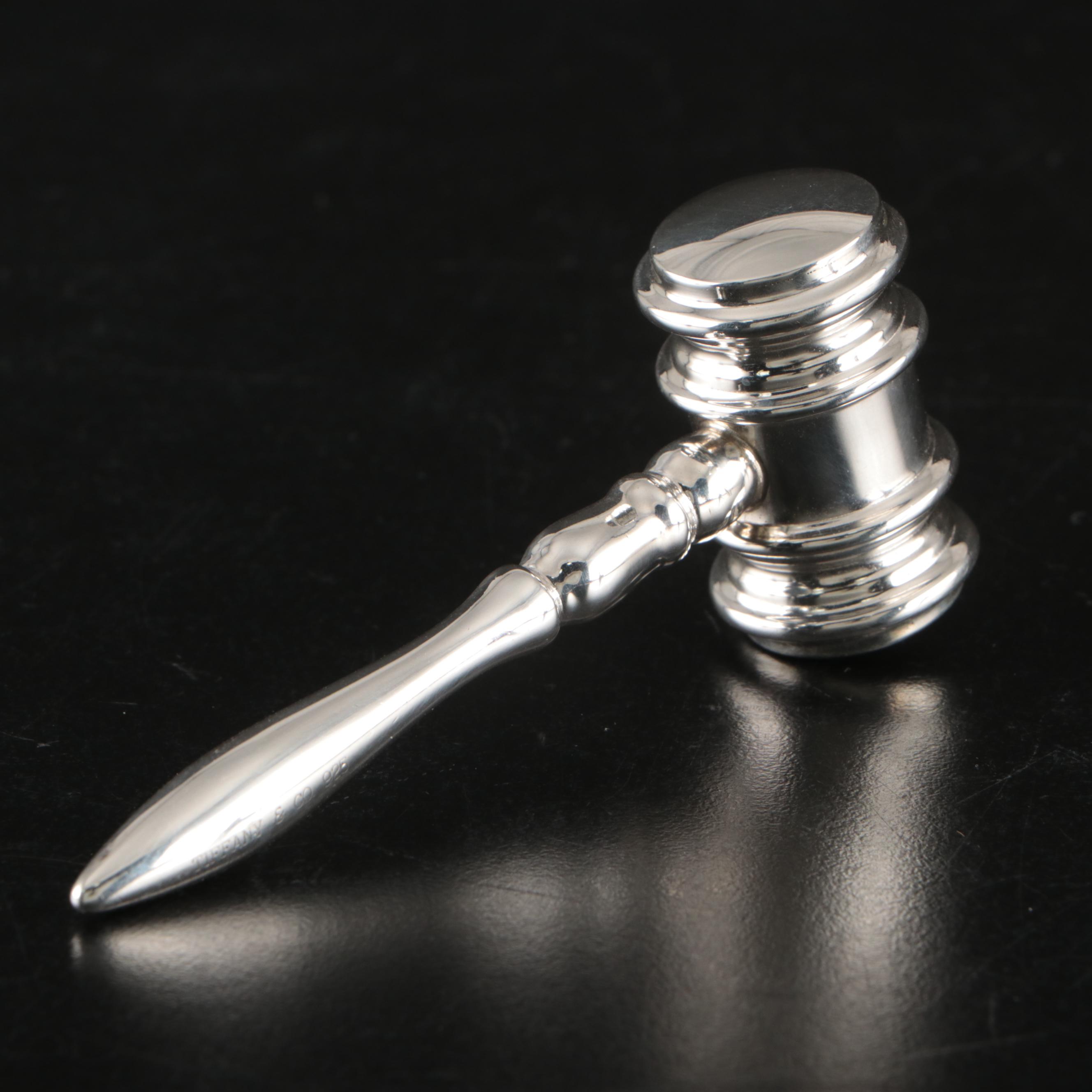 Tiffany & Co. Weighted Sterling Silver Gavel