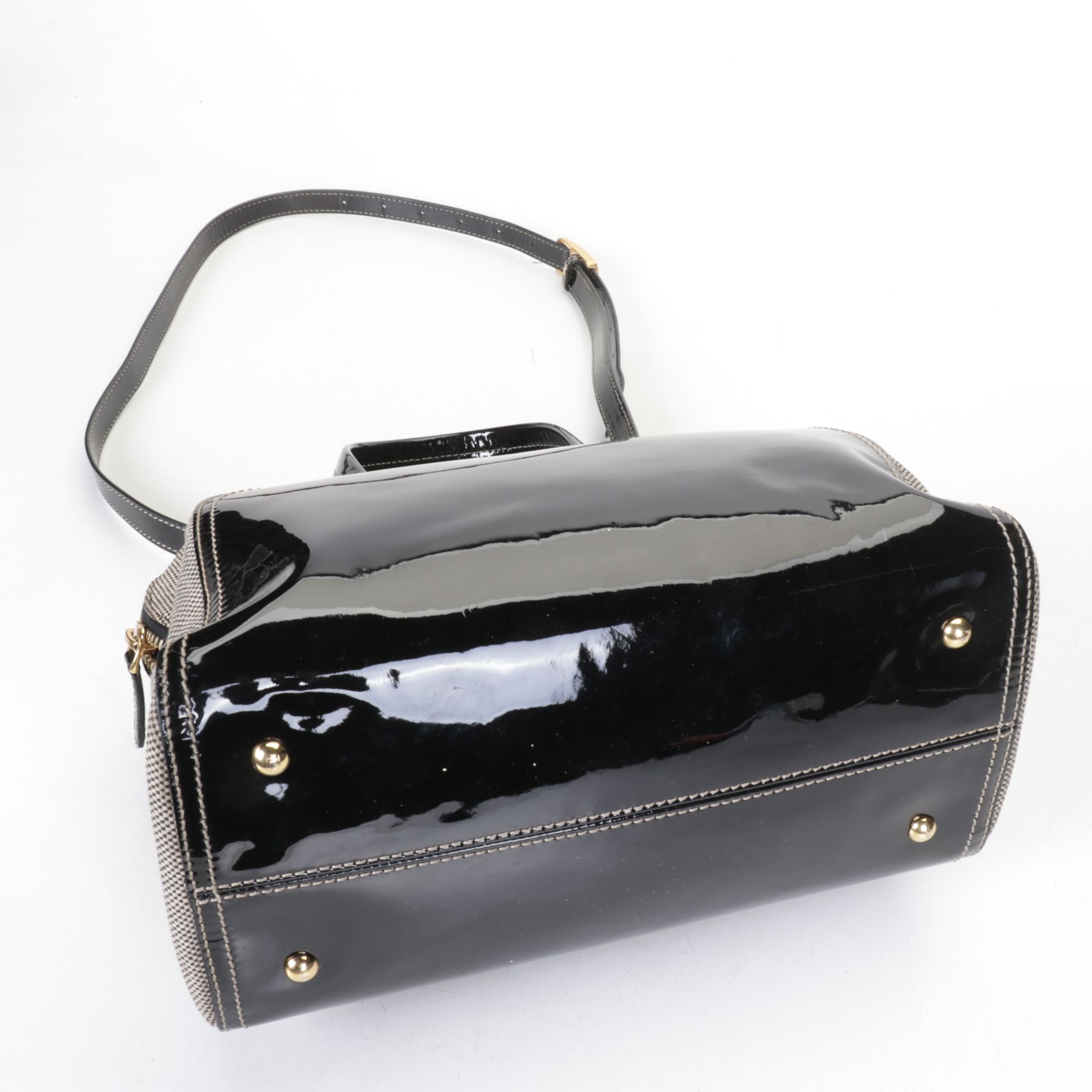 Fendi Chameleon Patent Leather Two-Way Satchel