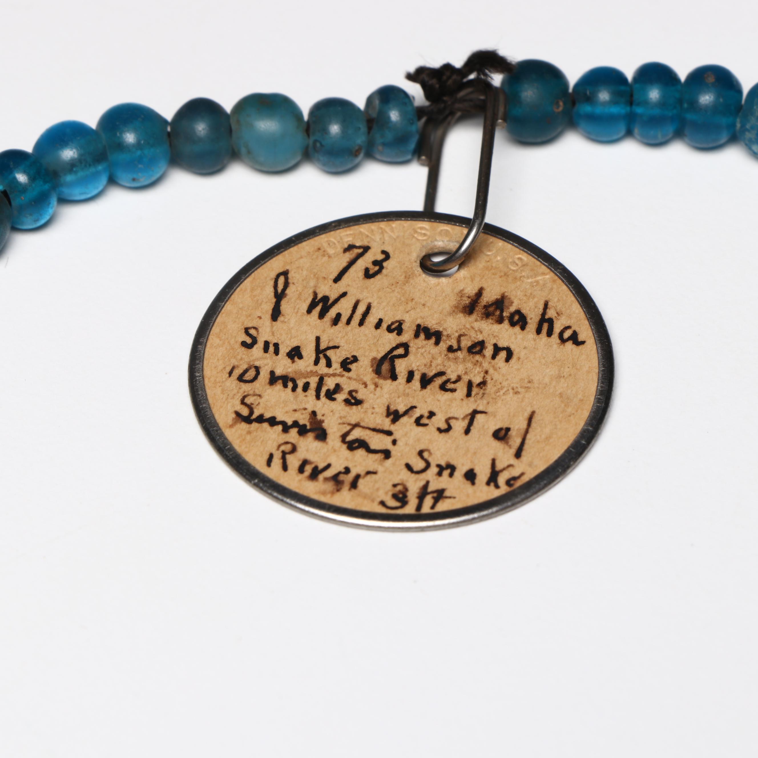 Indigenous American Pacific Northwest Stone and Glass Trade Bead Necklaces