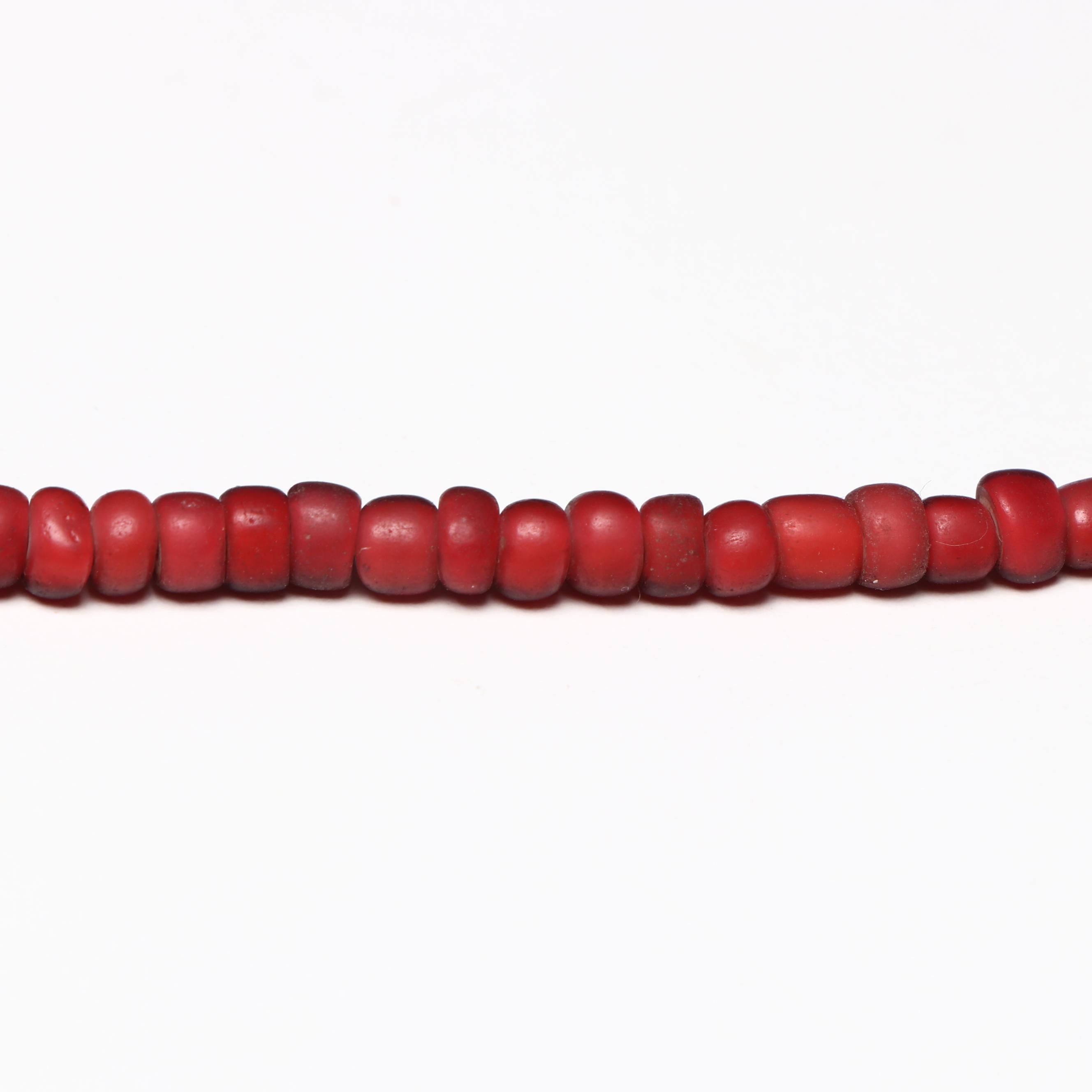 Indigenous American Pacific Northwest Stone and Glass Trade Bead Necklaces