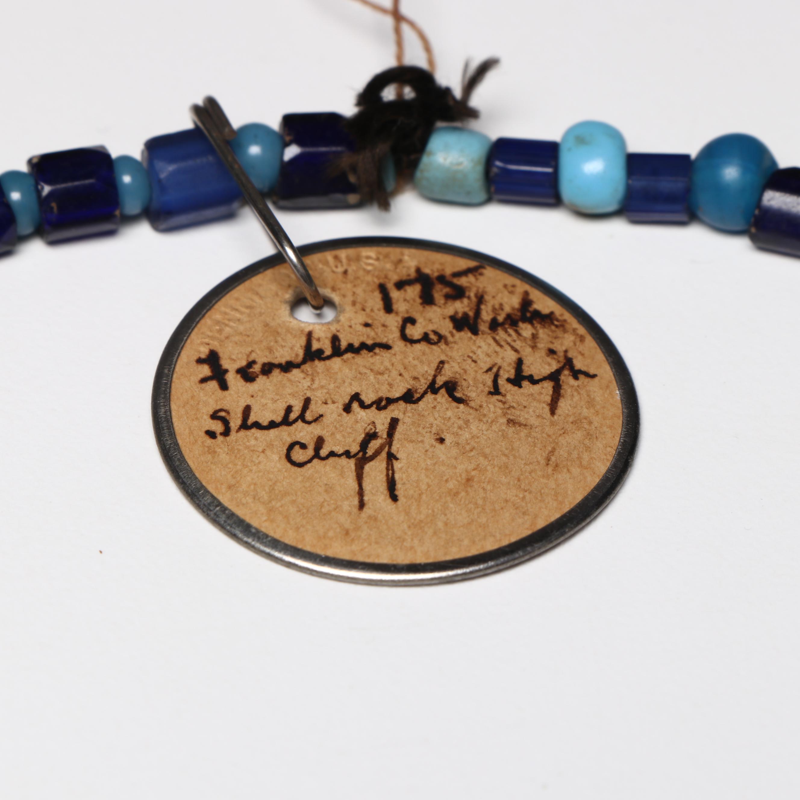 Indigenous American Pacific Northwest Stone and Glass Trade Bead Necklaces