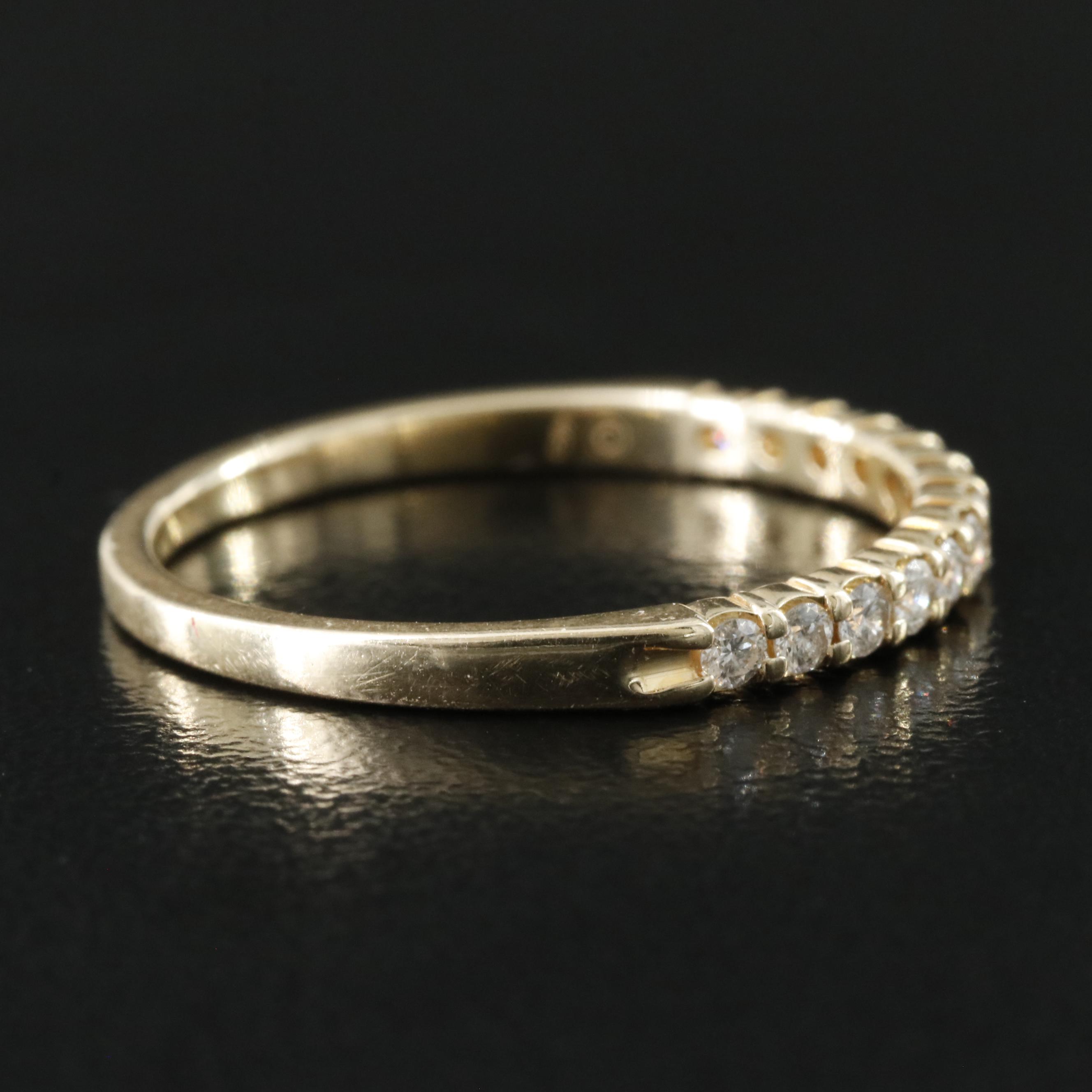 14K 0.23 CTW Diamond Band