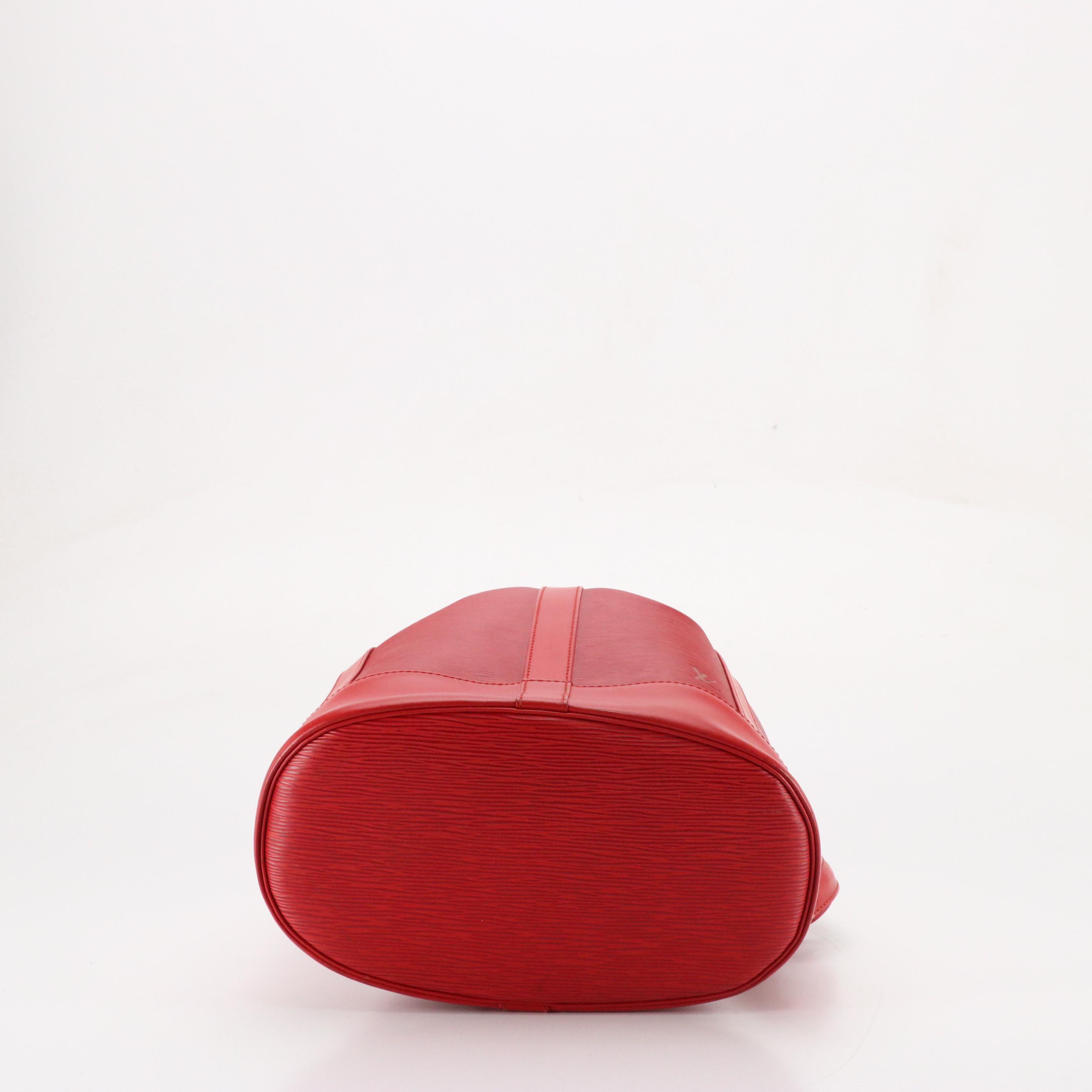 Louis Vuitton Randonnée PM Bag in Castilian Red Epi/Smooth Leather