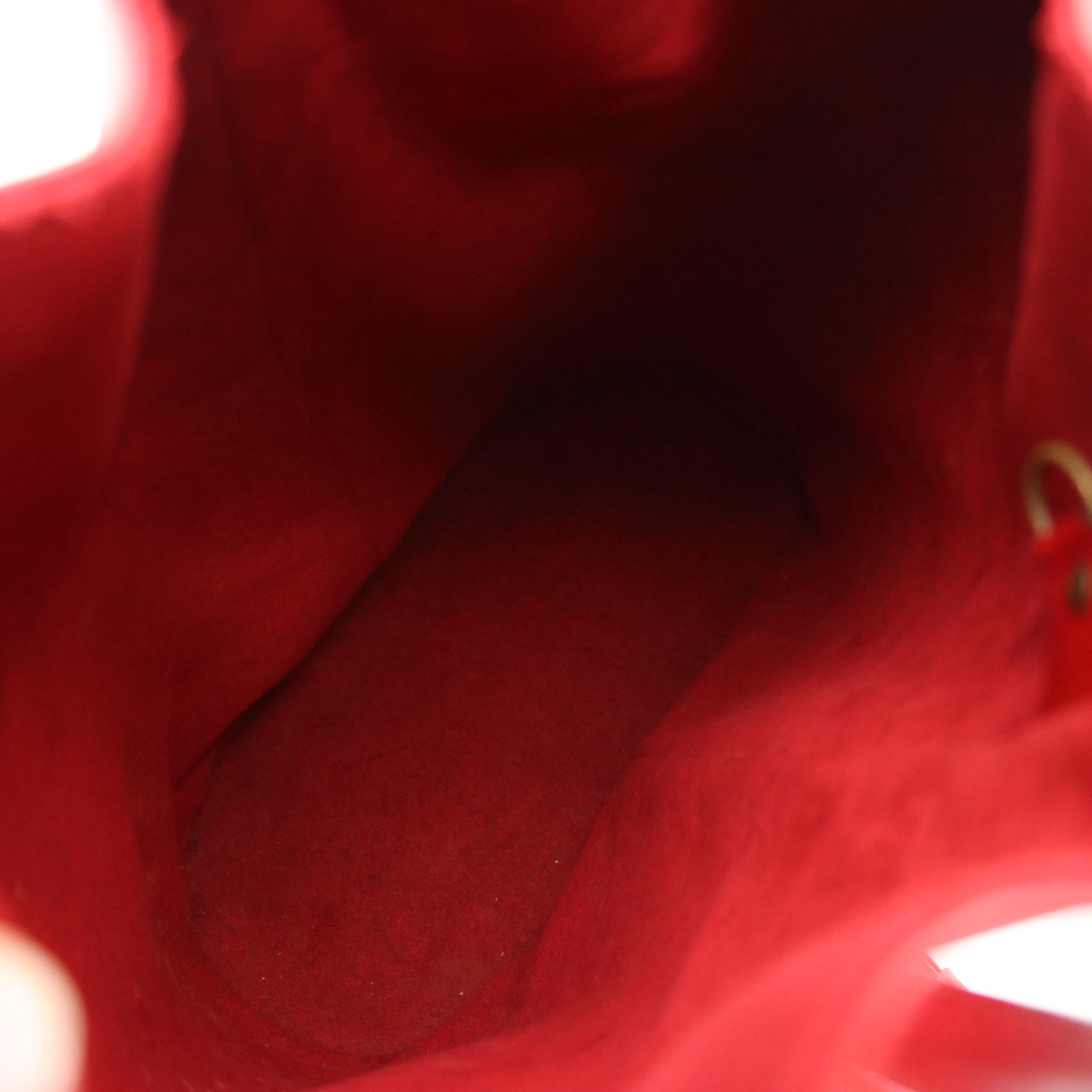 Louis Vuitton Randonnée PM Bag in Castilian Red Epi/Smooth Leather