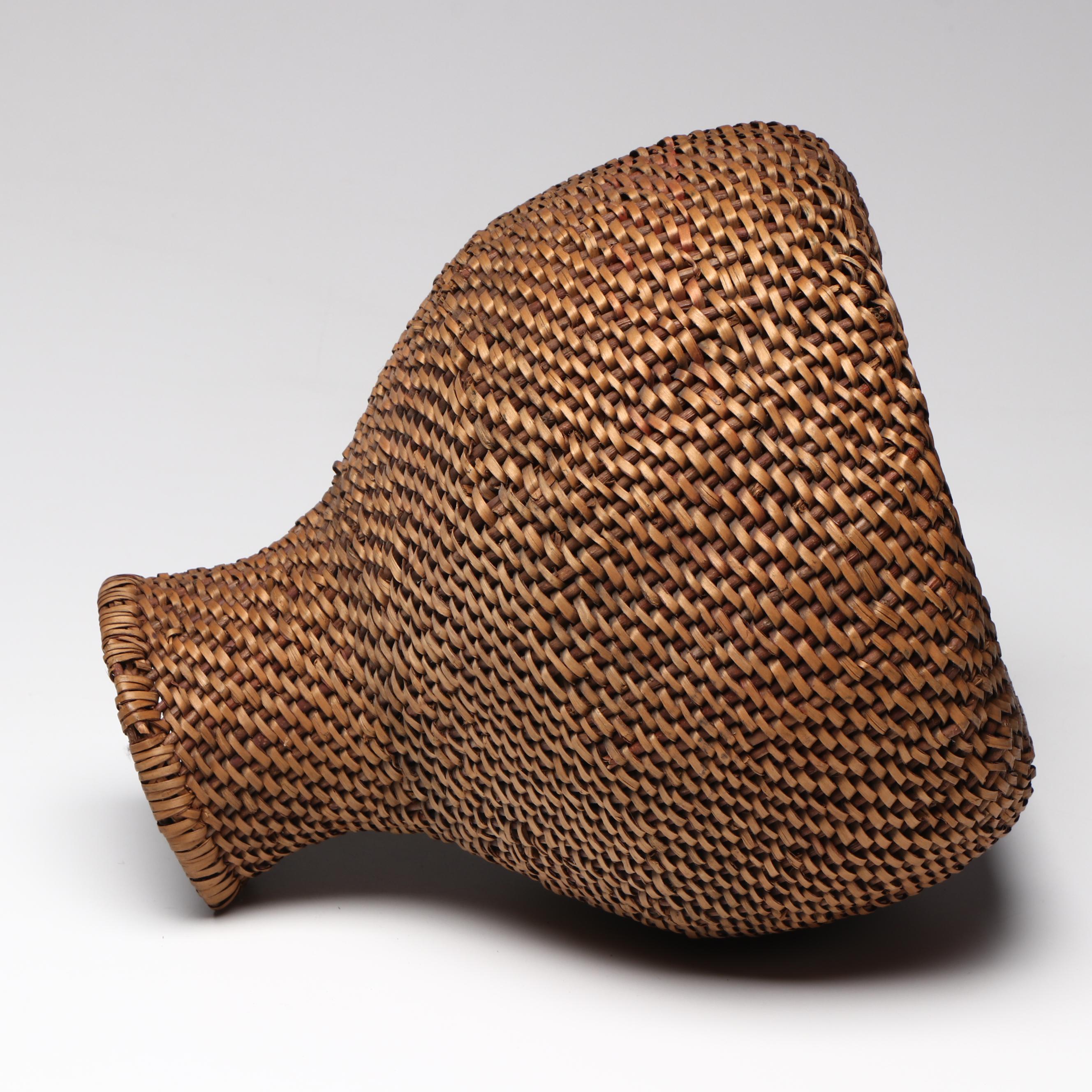 Indigenous Great Basin Paiute Seed Bottle Basket, 1900–1920