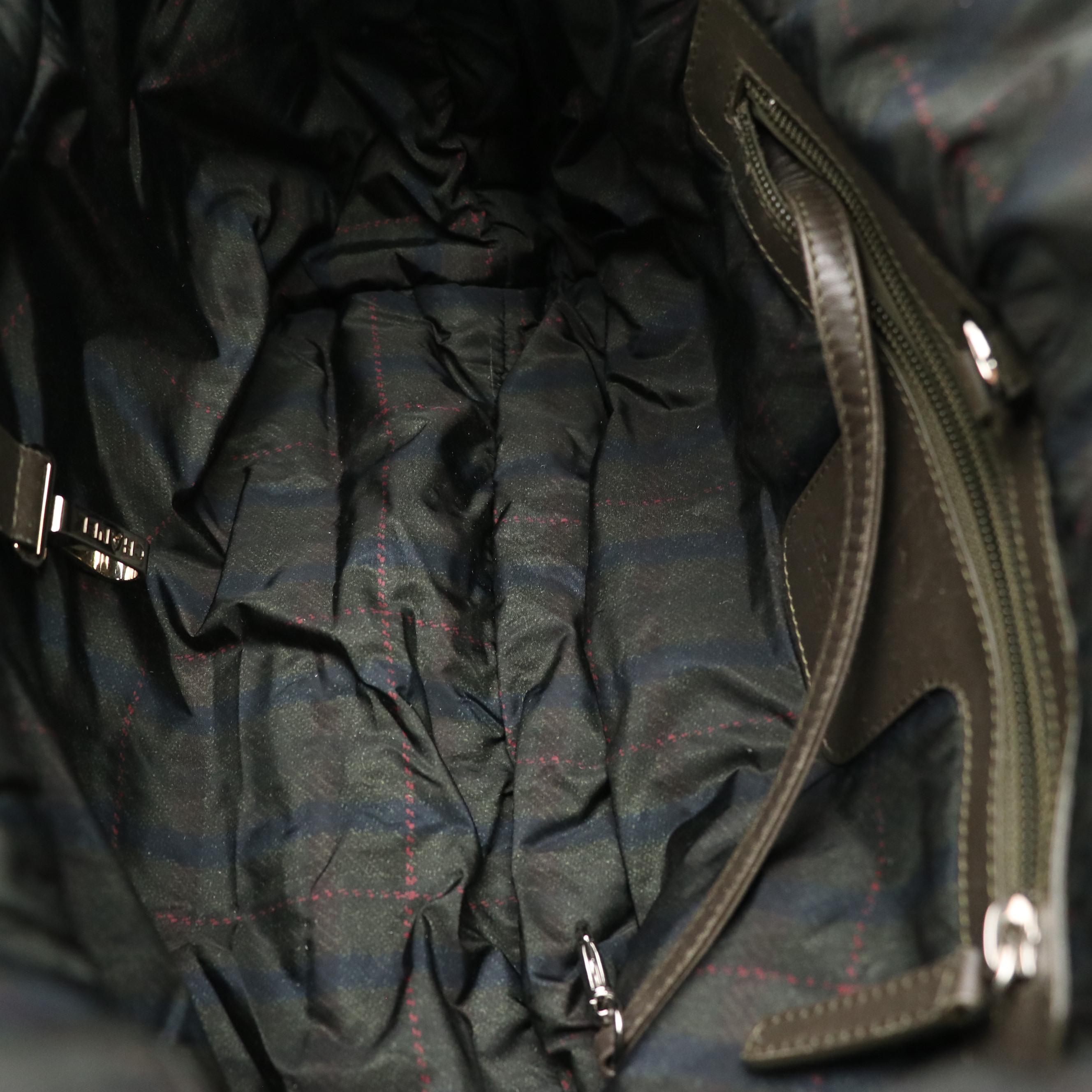 Chanel Quilted Nylon and Leather Coco Cocoon Tote