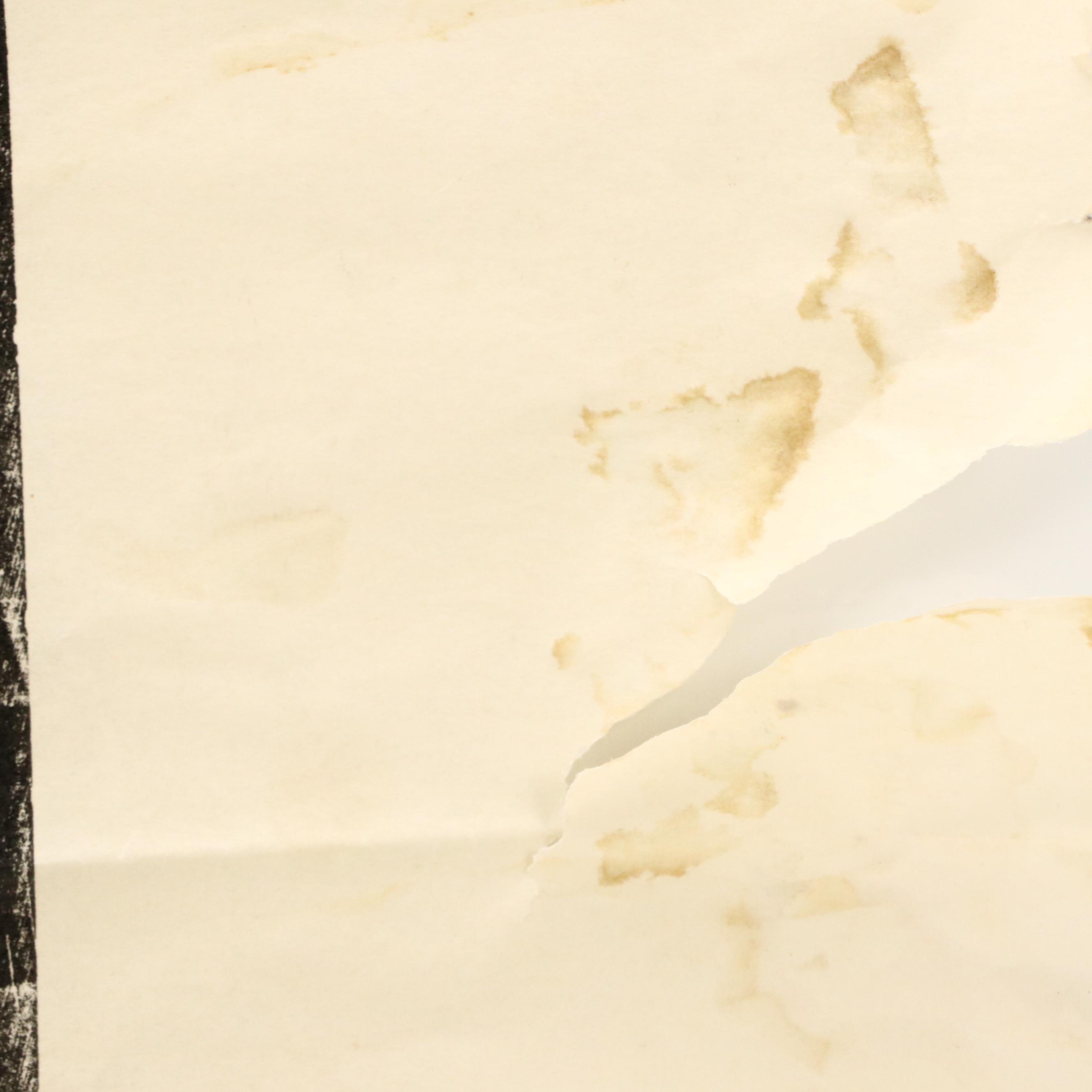 Margaret Wenstrup Abstract Collagraph and More Figural Relief Prints, 1958