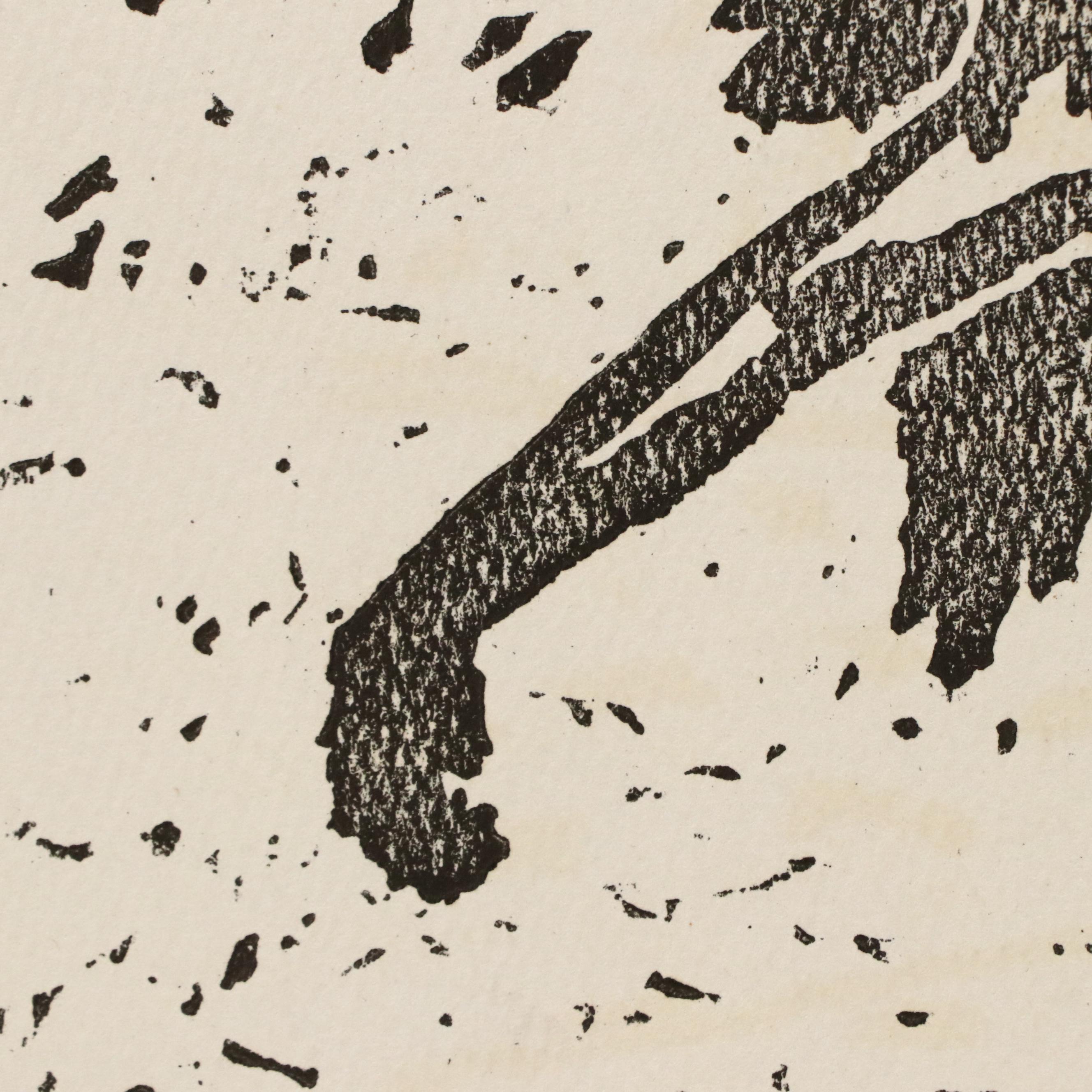 Margaret Wenstrup Abstract Collagraph and More Figural Relief Prints, 1958