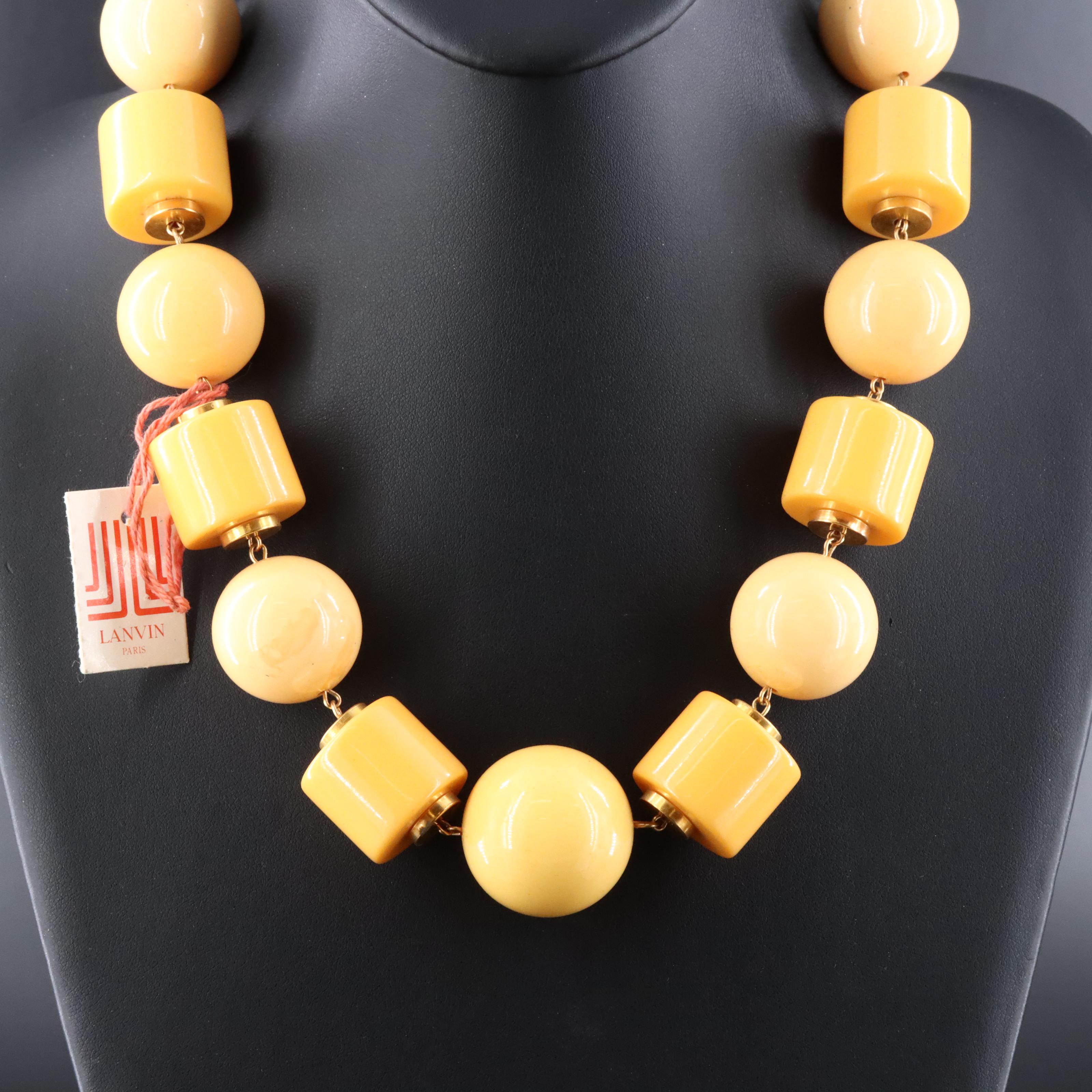 Vintage Lanvin Bakelite Necklace