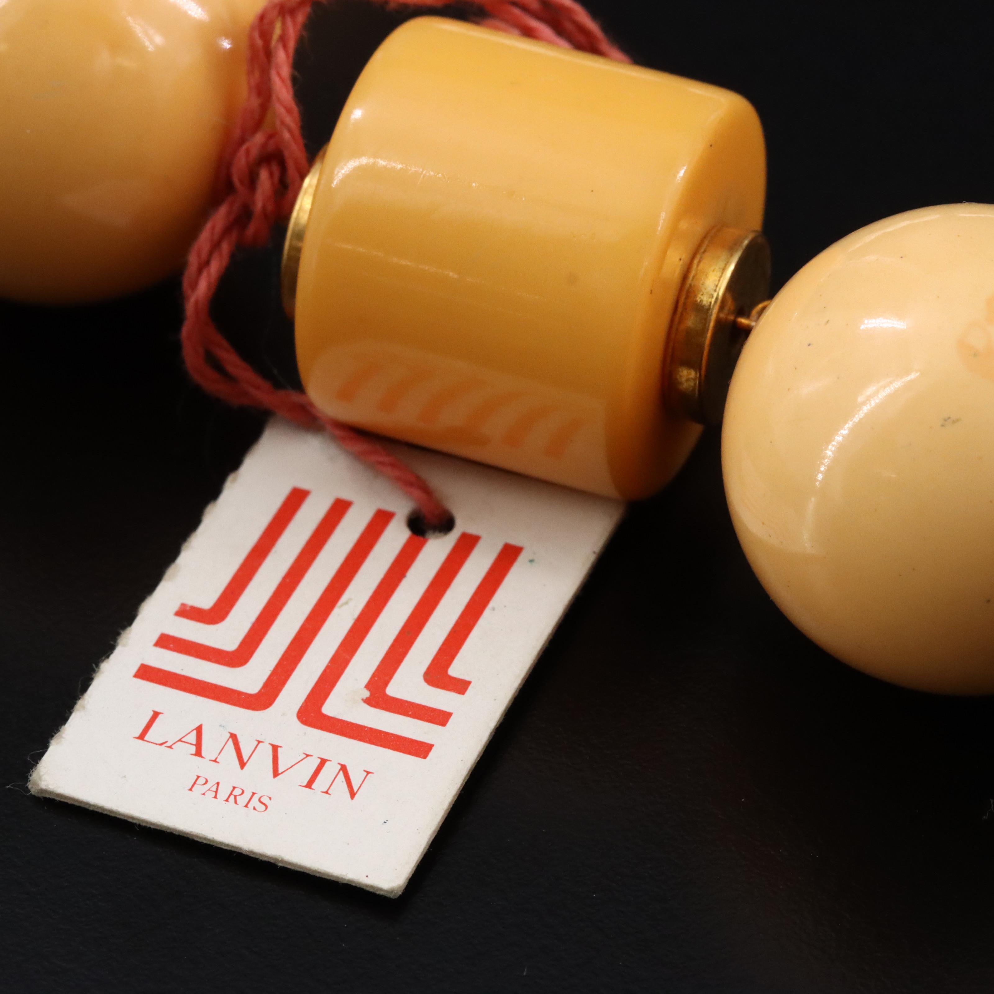 Vintage Lanvin Bakelite Necklace