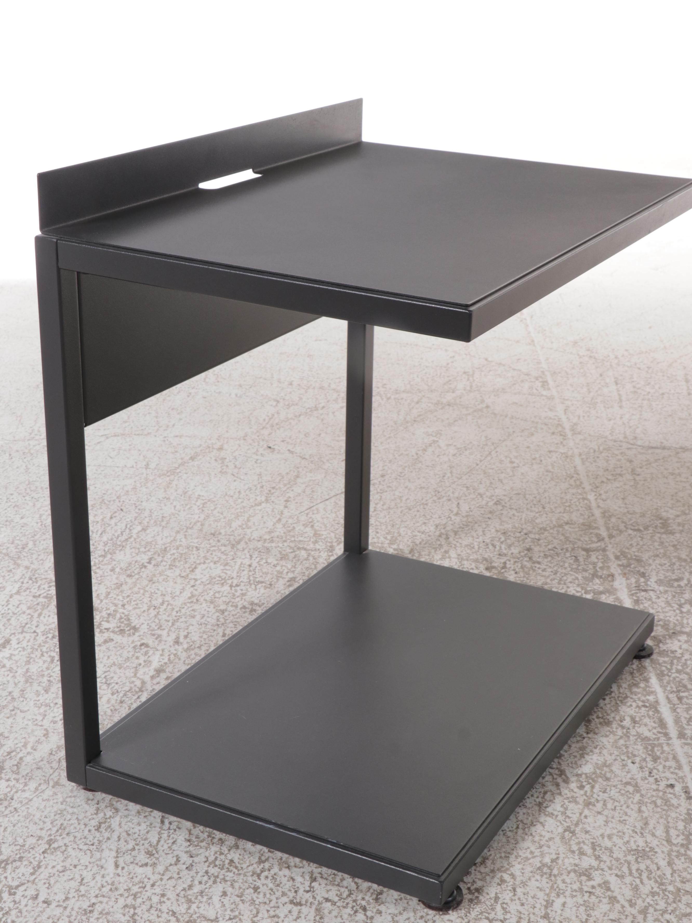 Pair of Contemporary Cantilevered Nightstands