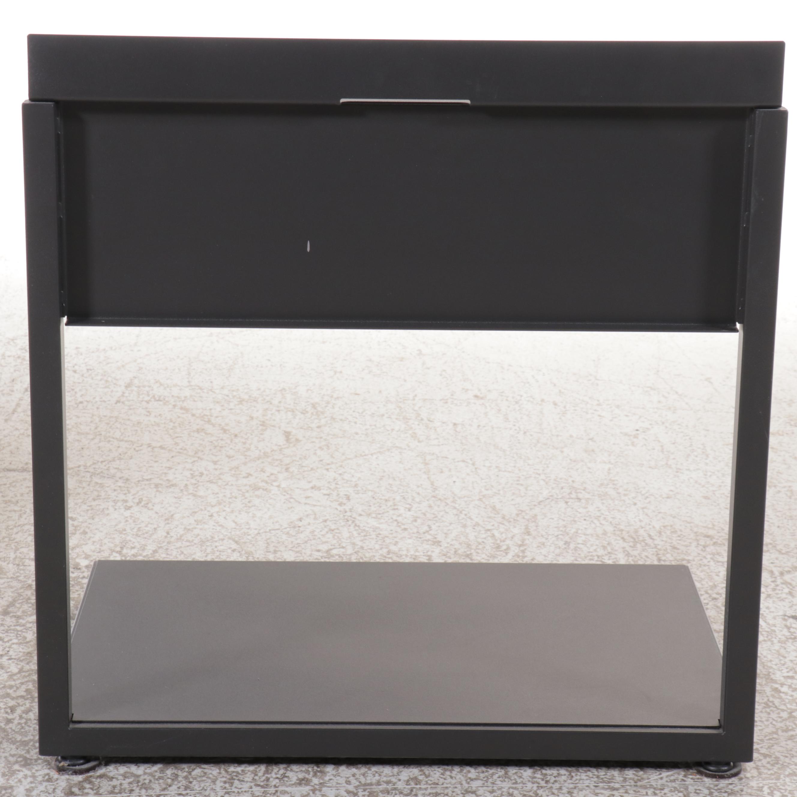 Pair of Contemporary Cantilevered Nightstands