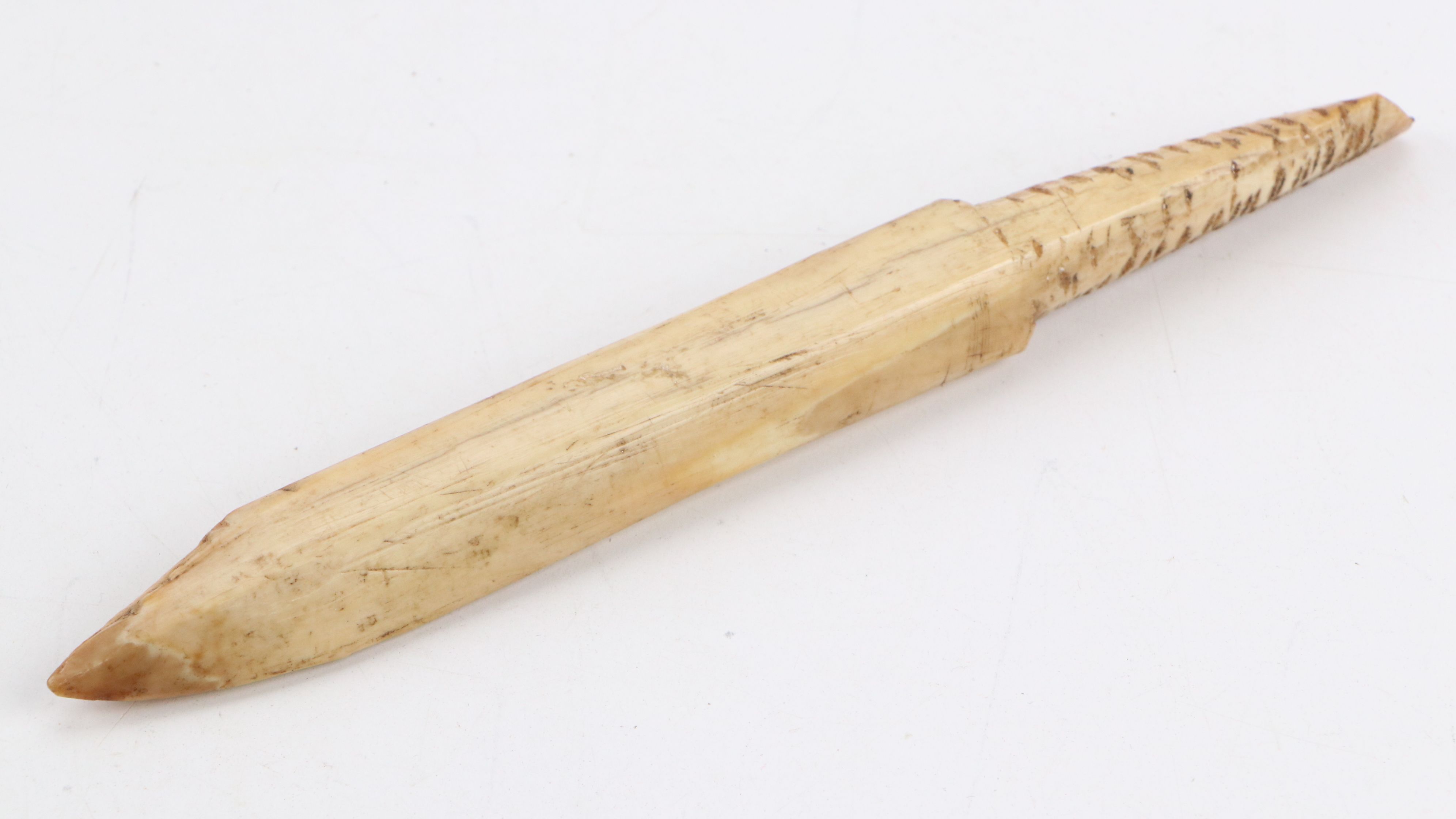 Indigenous Arctic Utility Items, Inuit Metal Blade Knives & Bone Tools