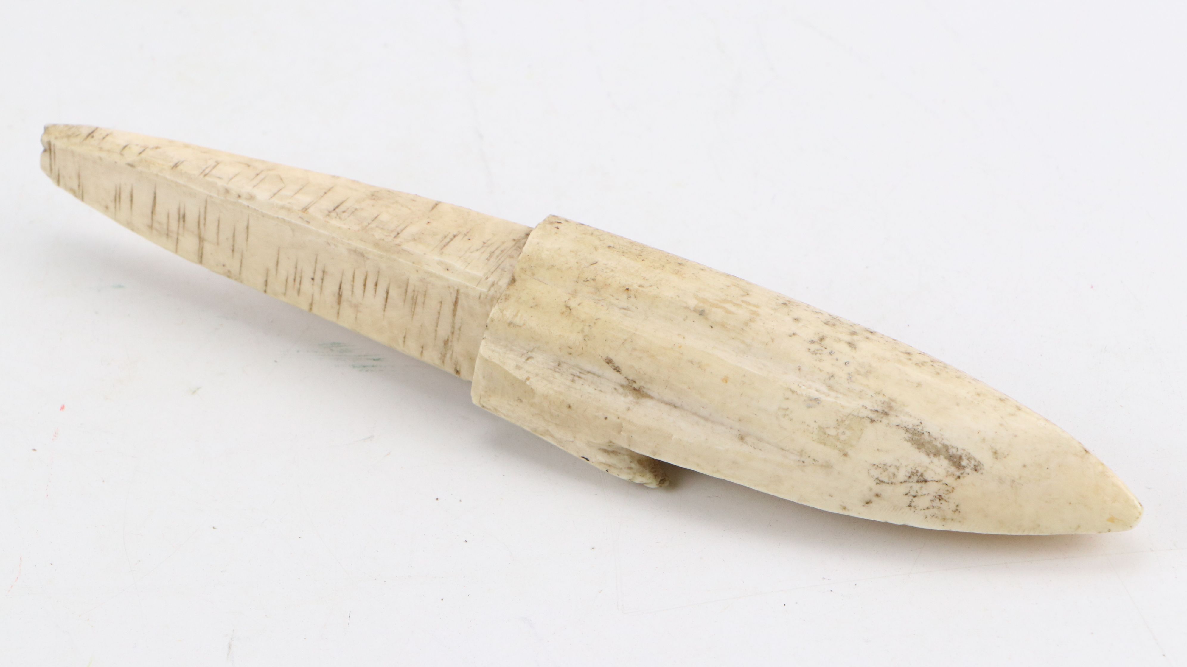 Indigenous Arctic Utility Items, Inuit Metal Blade Knives & Bone Tools