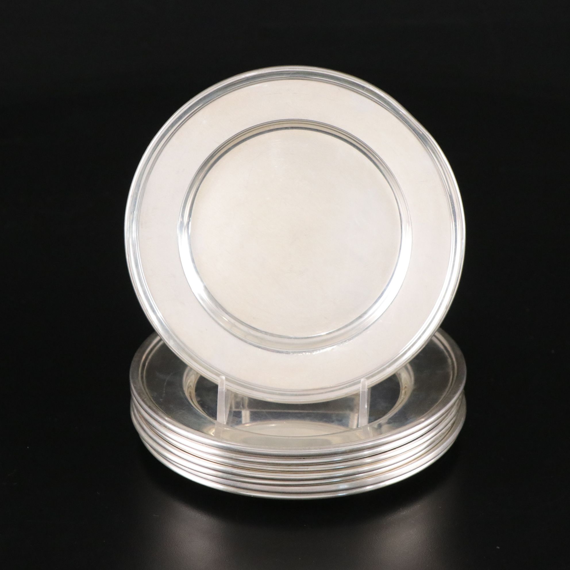 Wallace Sterling Silver Bread Plates