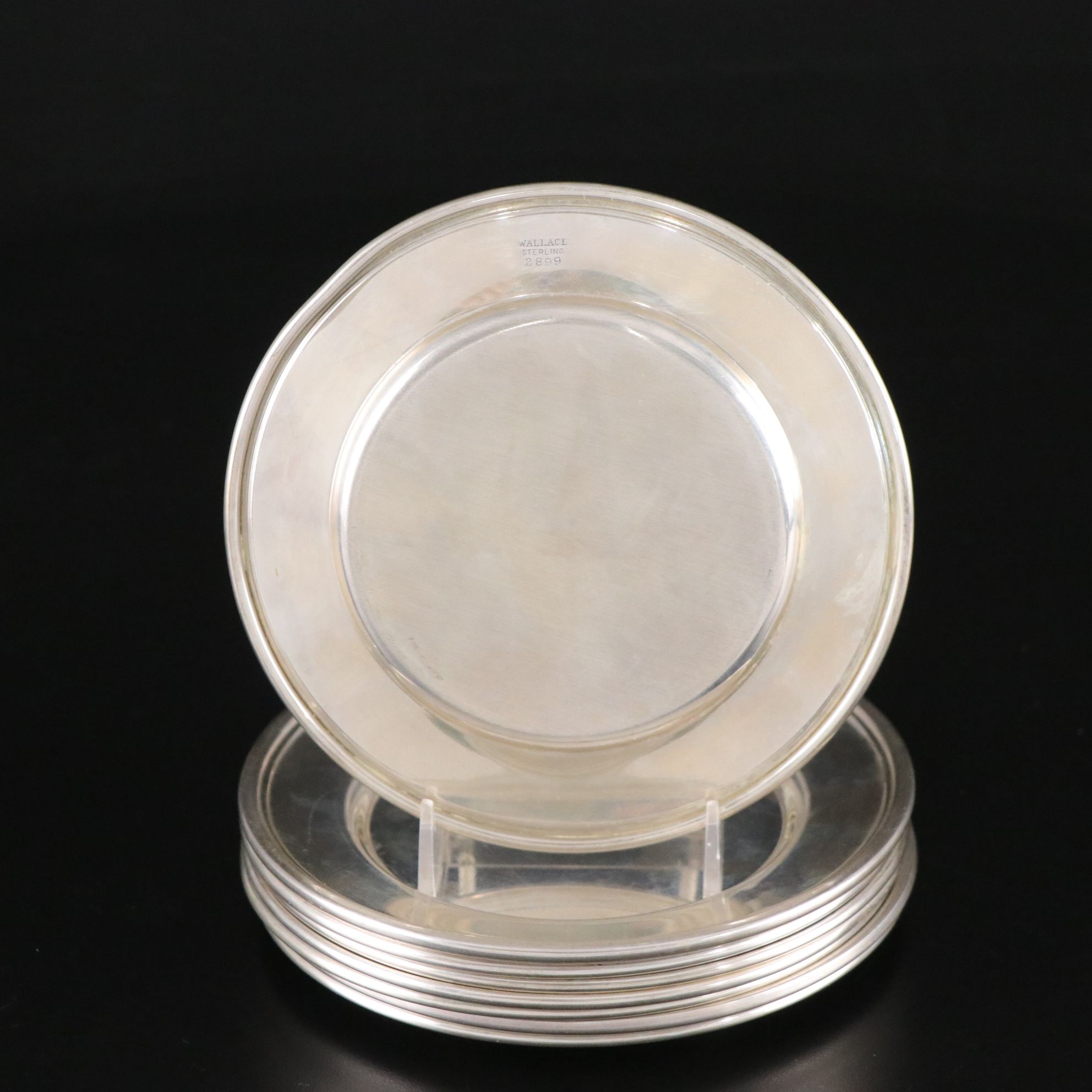 Wallace Sterling Silver Bread Plates