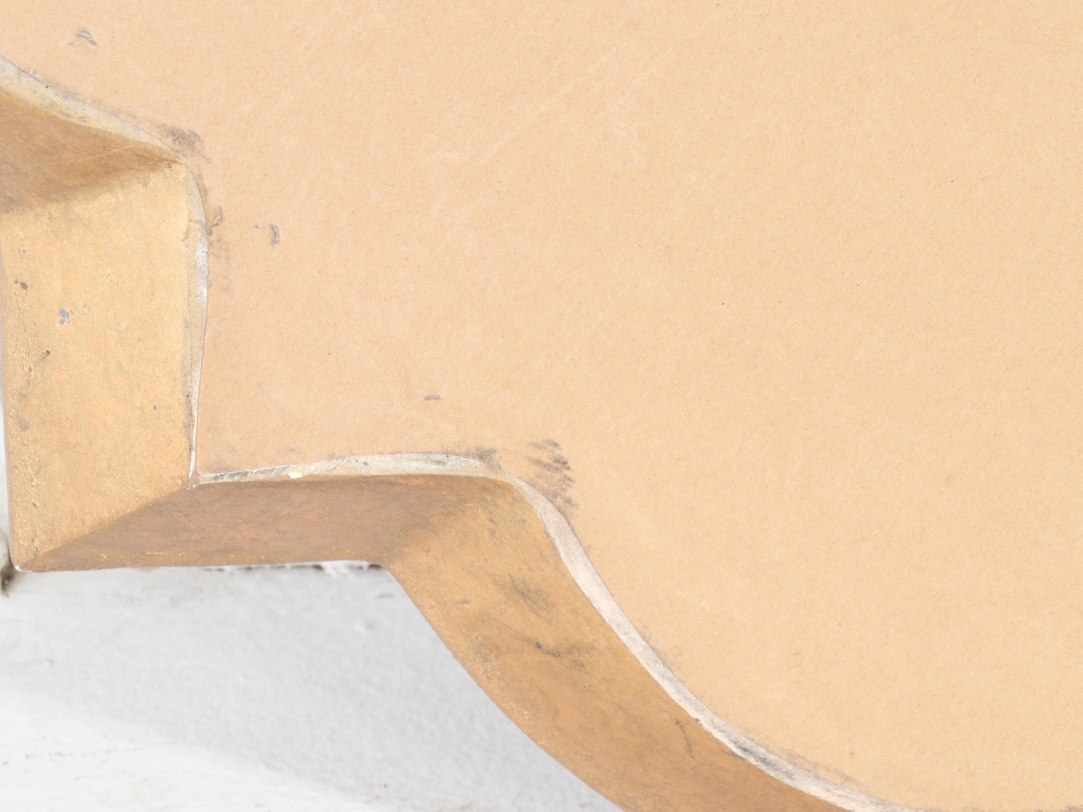 Italian Style Gilt Quatrefoil  Wall Mirror