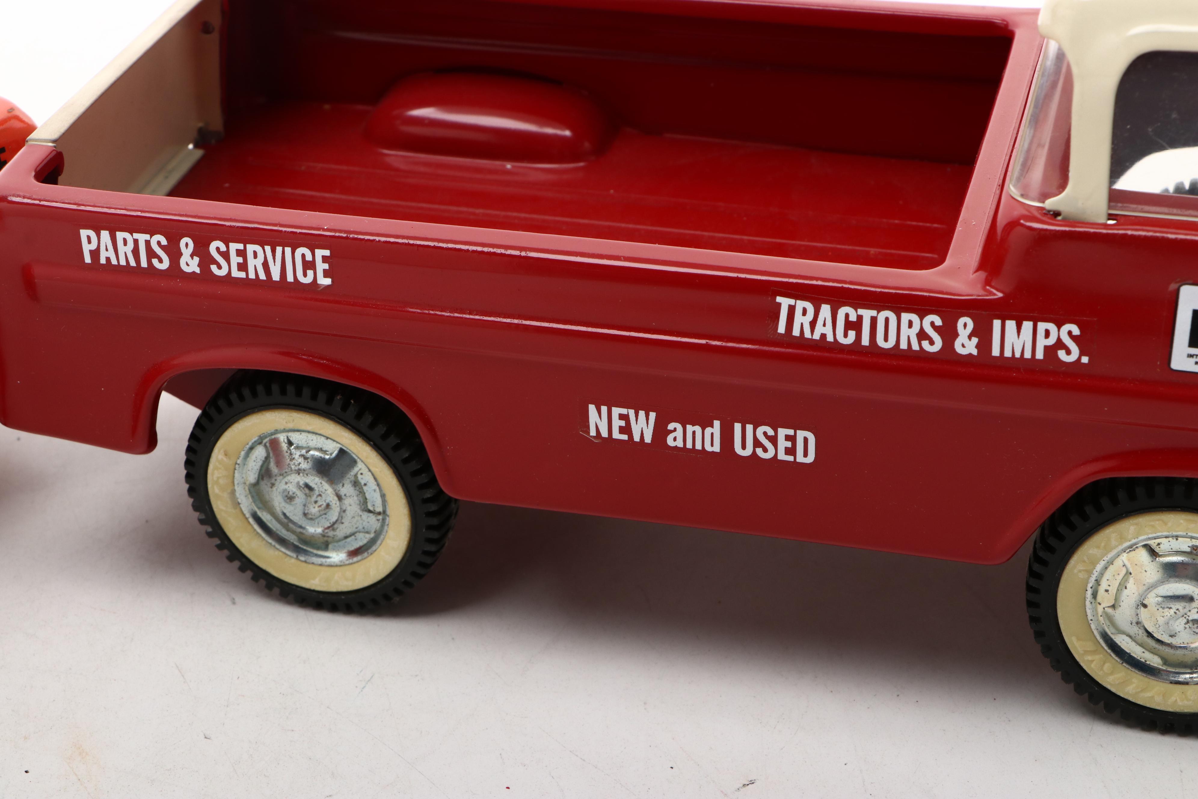 Nylint Pressed Steel Ford "Case" and "HI" Trucks, Mid-20th Century