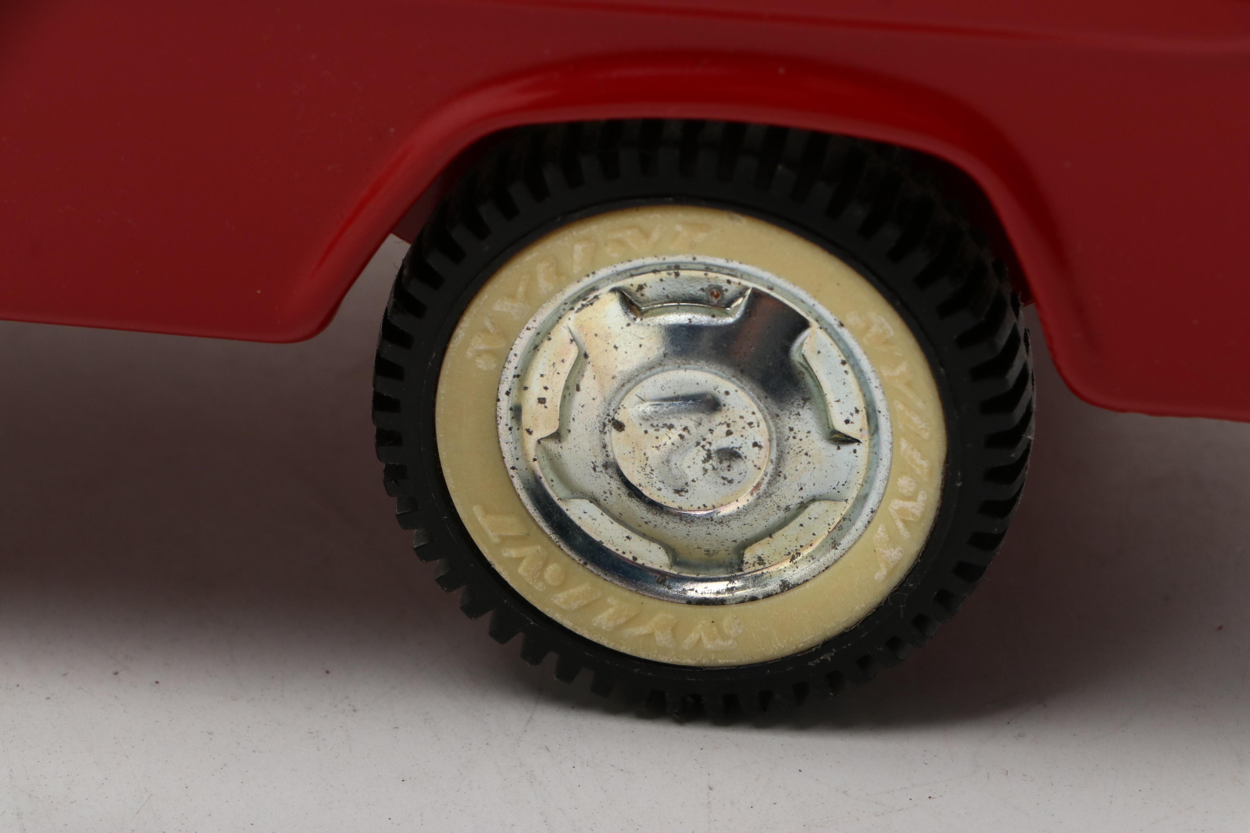 Nylint Pressed Steel Ford "Case" and "HI" Trucks, Mid-20th Century