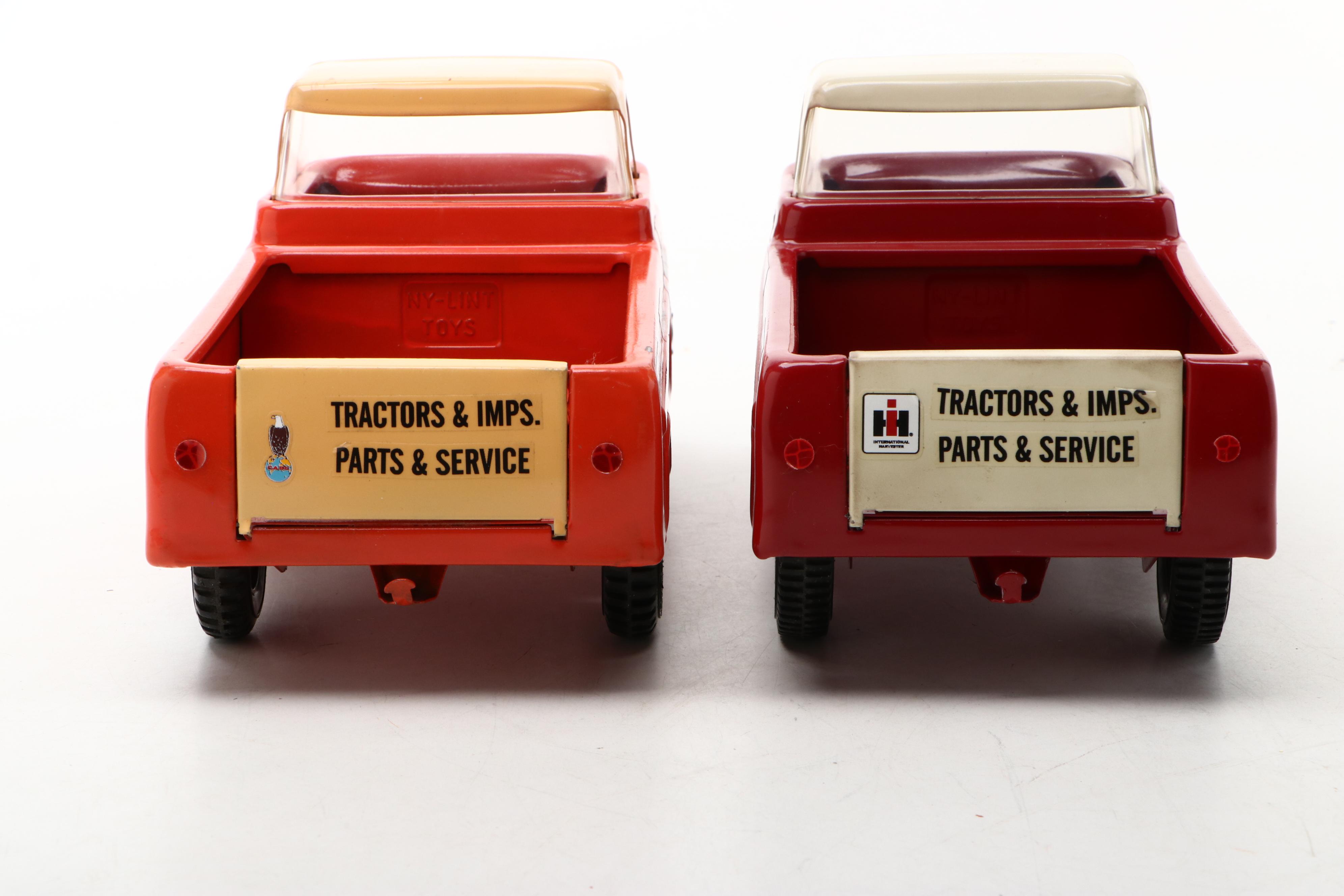 Nylint Pressed Steel Ford "Case" and "HI" Trucks, Mid-20th Century