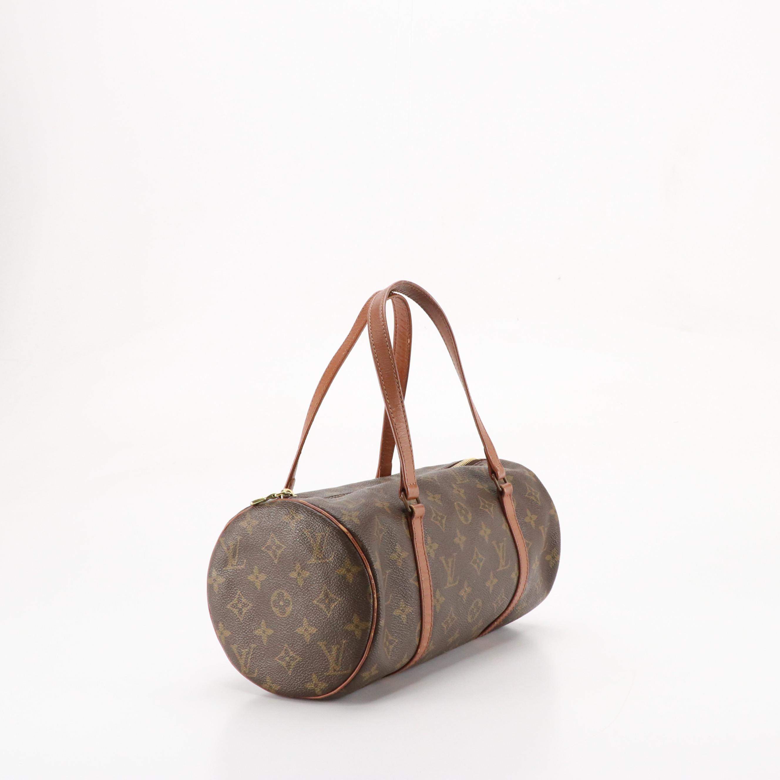 Louis Vuitton Papillon 30 in Monogram Canvas and Brown Leather