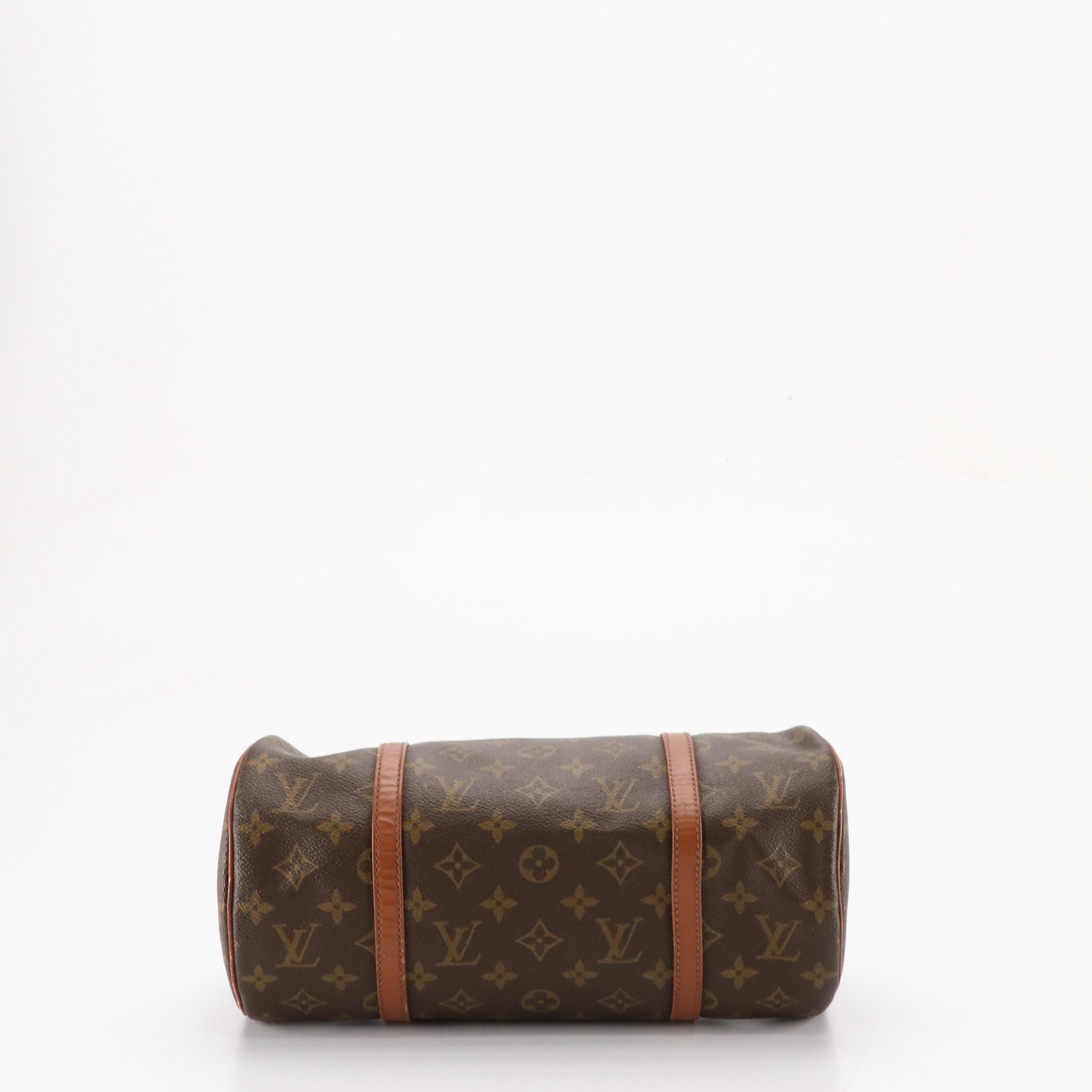 Louis Vuitton Papillon 30 in Monogram Canvas and Brown Leather