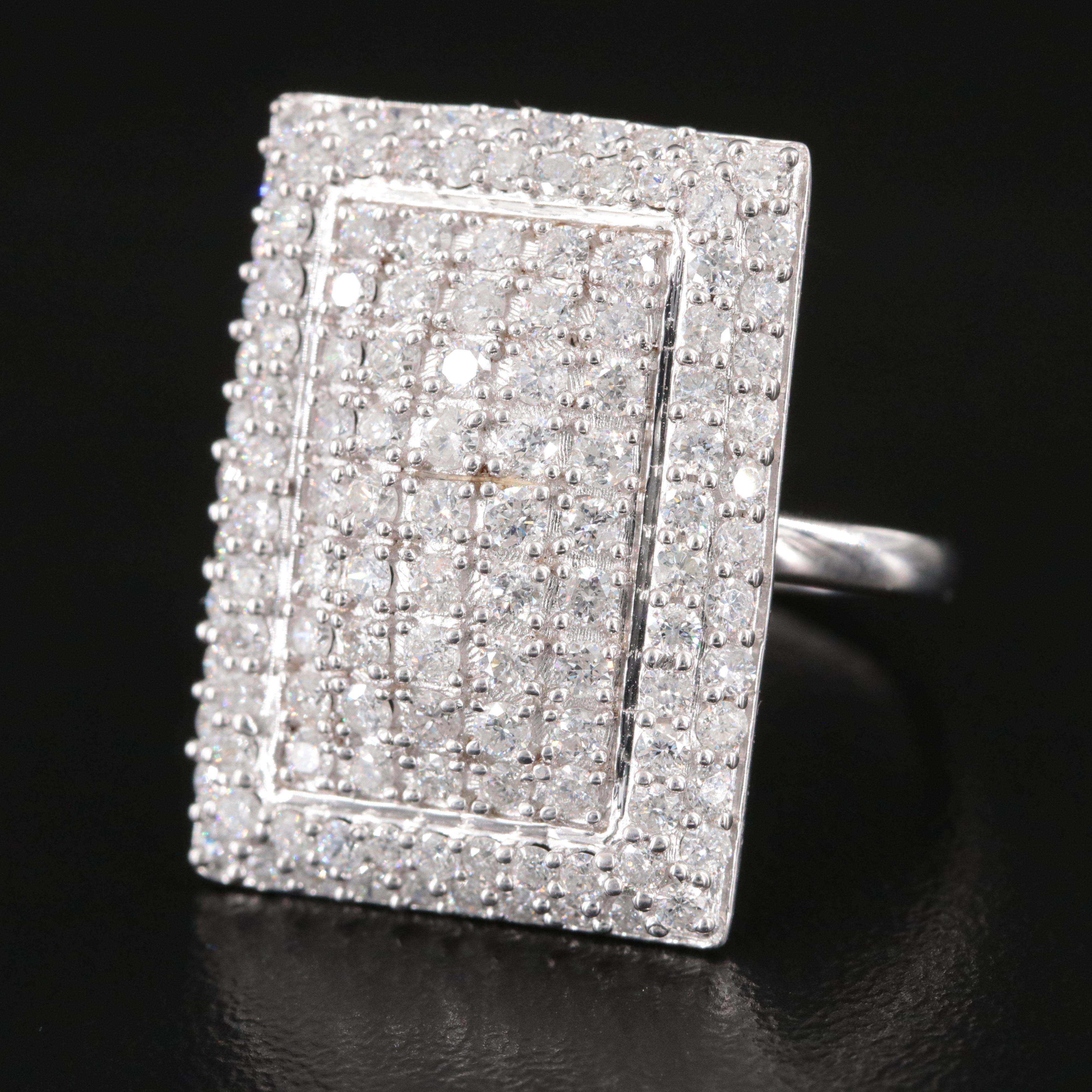 Sterling 1.90 CTW Diamond Ring