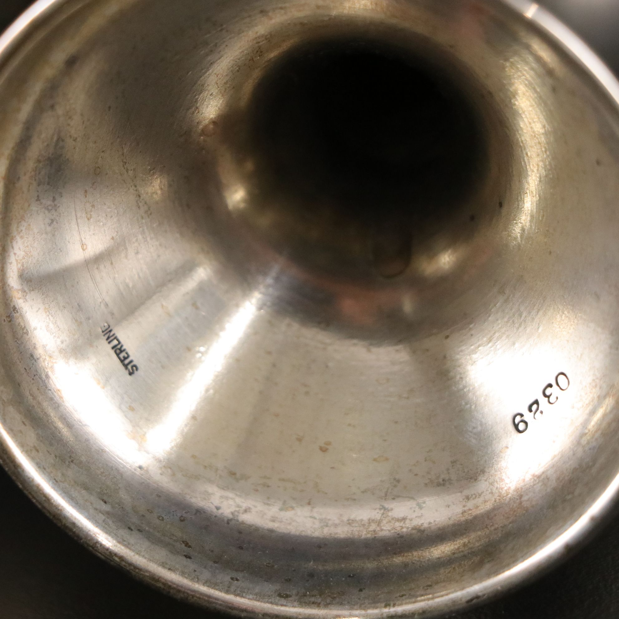 Inscribed Sterling Silver Trophy Goblets, Mid-20th Century