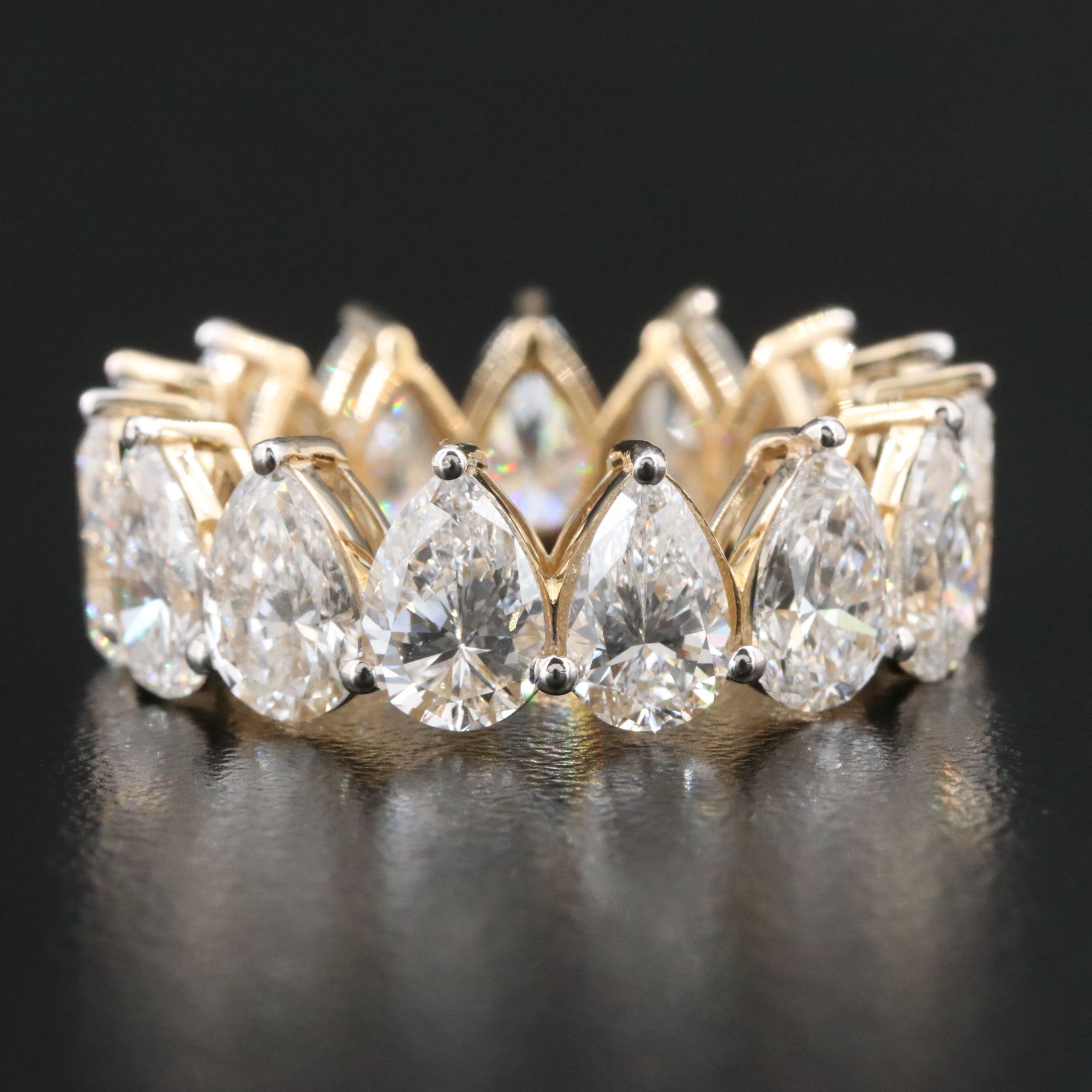 14K 8.64 CTW Lab Grown Diamond Eternity Band