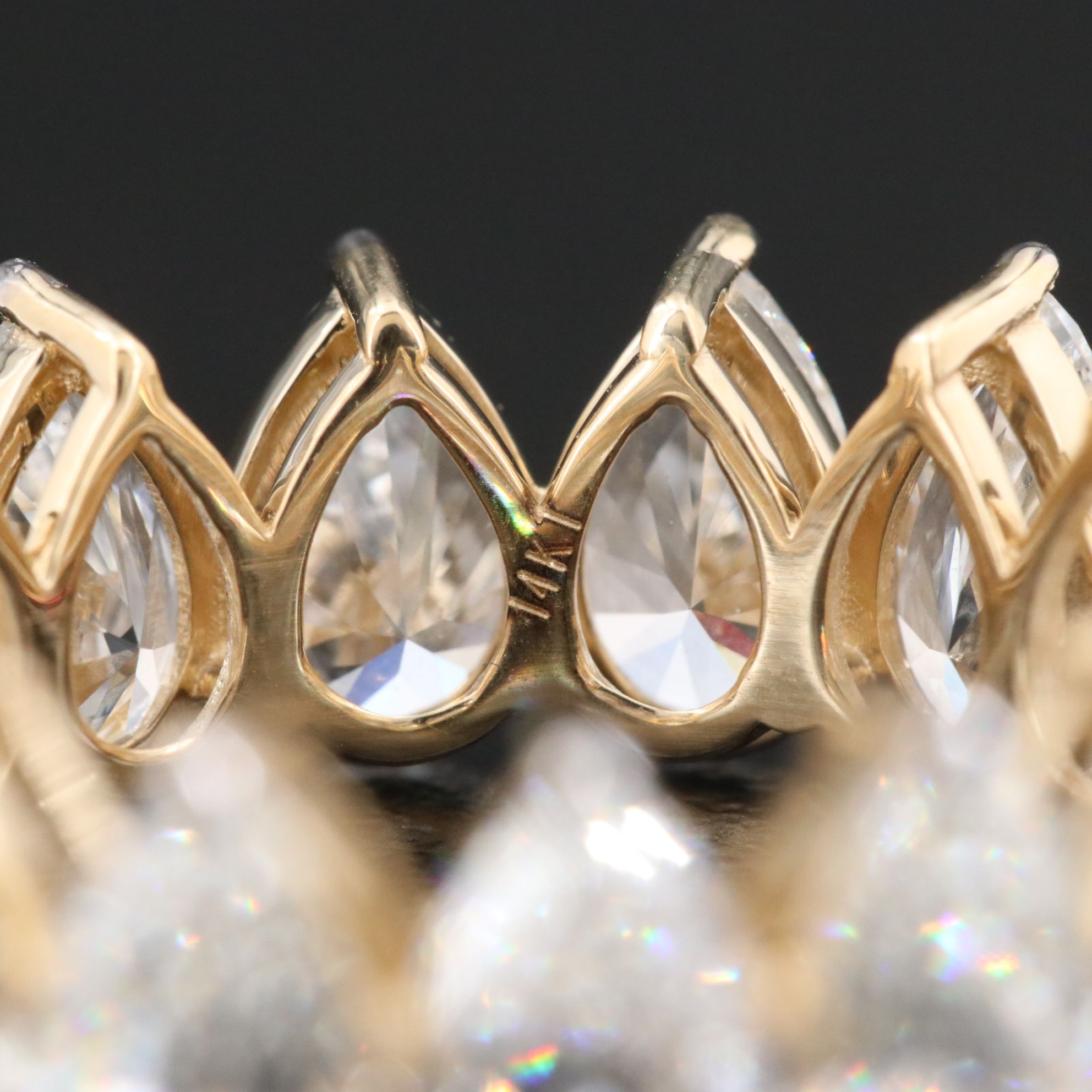 14K 8.64 CTW Lab Grown Diamond Eternity Band