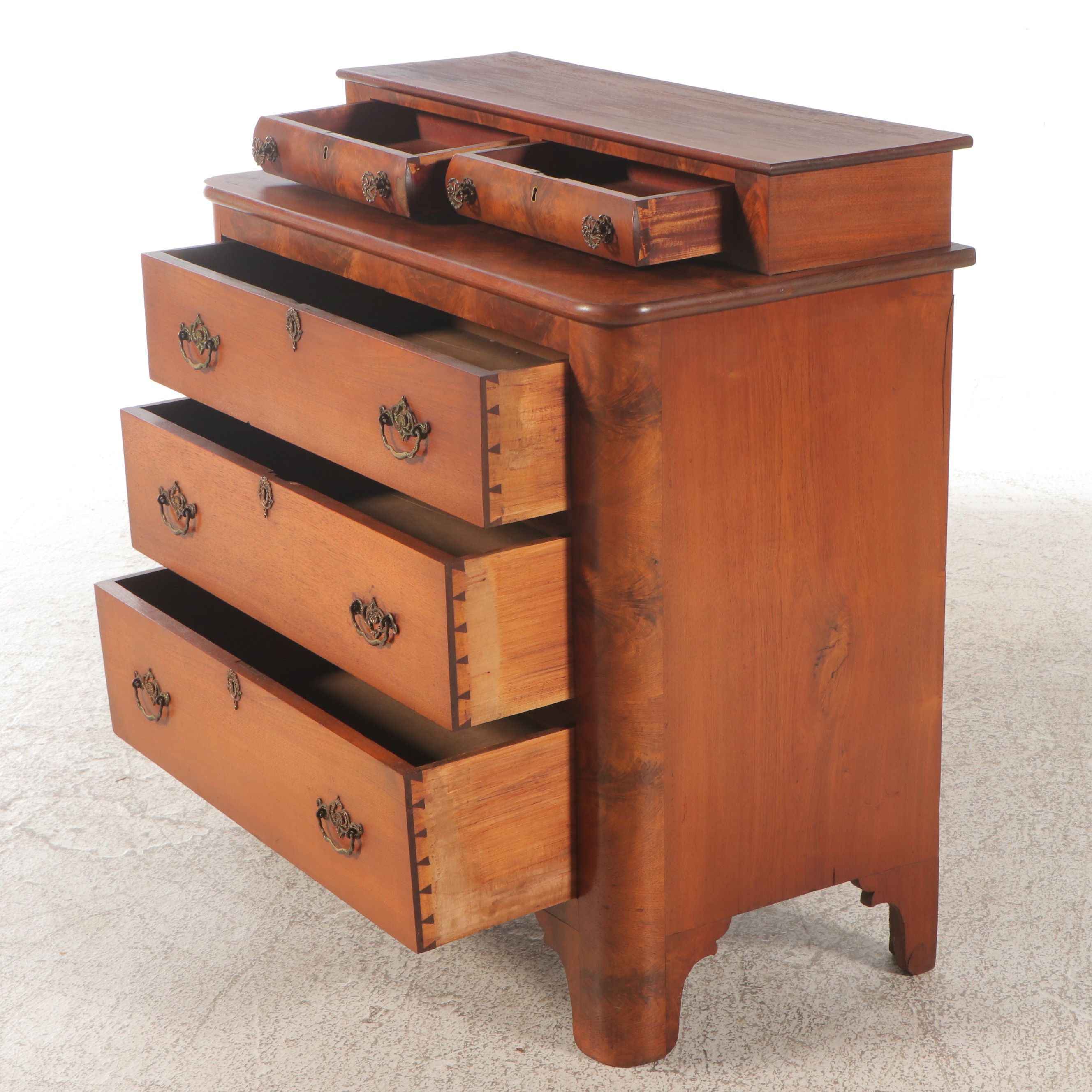 Mahogany Chest of Drawers, Late 19th to Early 20th Century