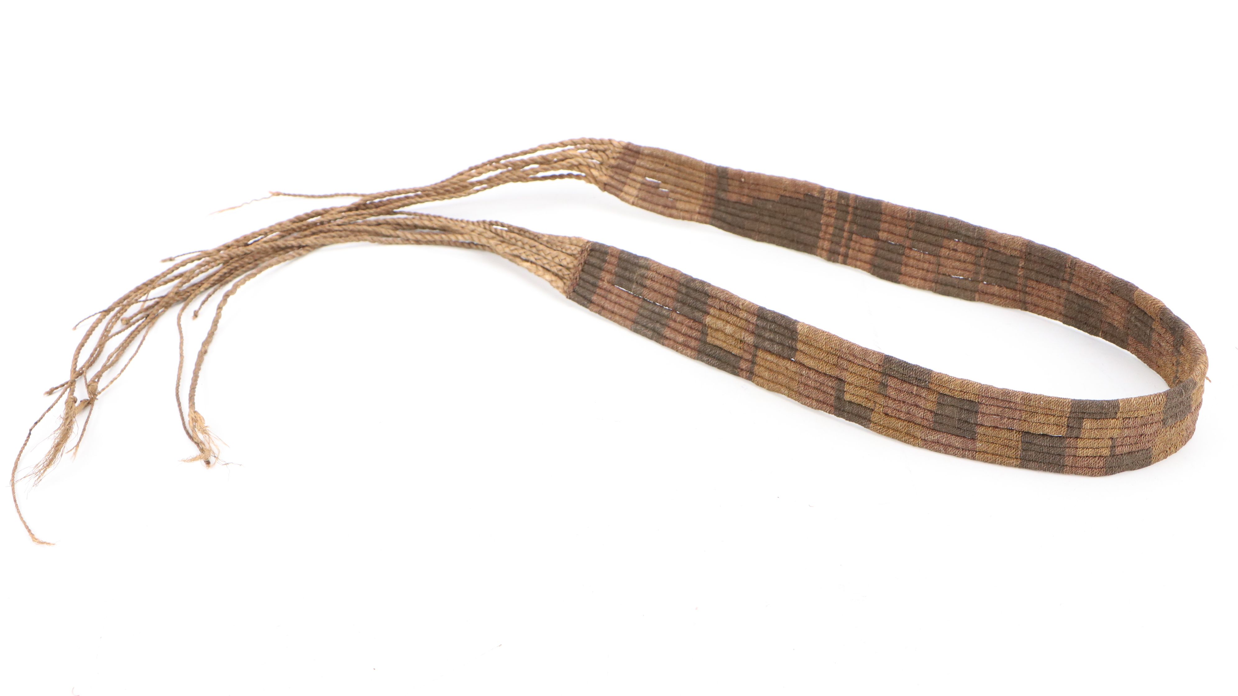 Indigenous Plains "Skull Cracker" with Fiber Burden Strap and Abalone Shell