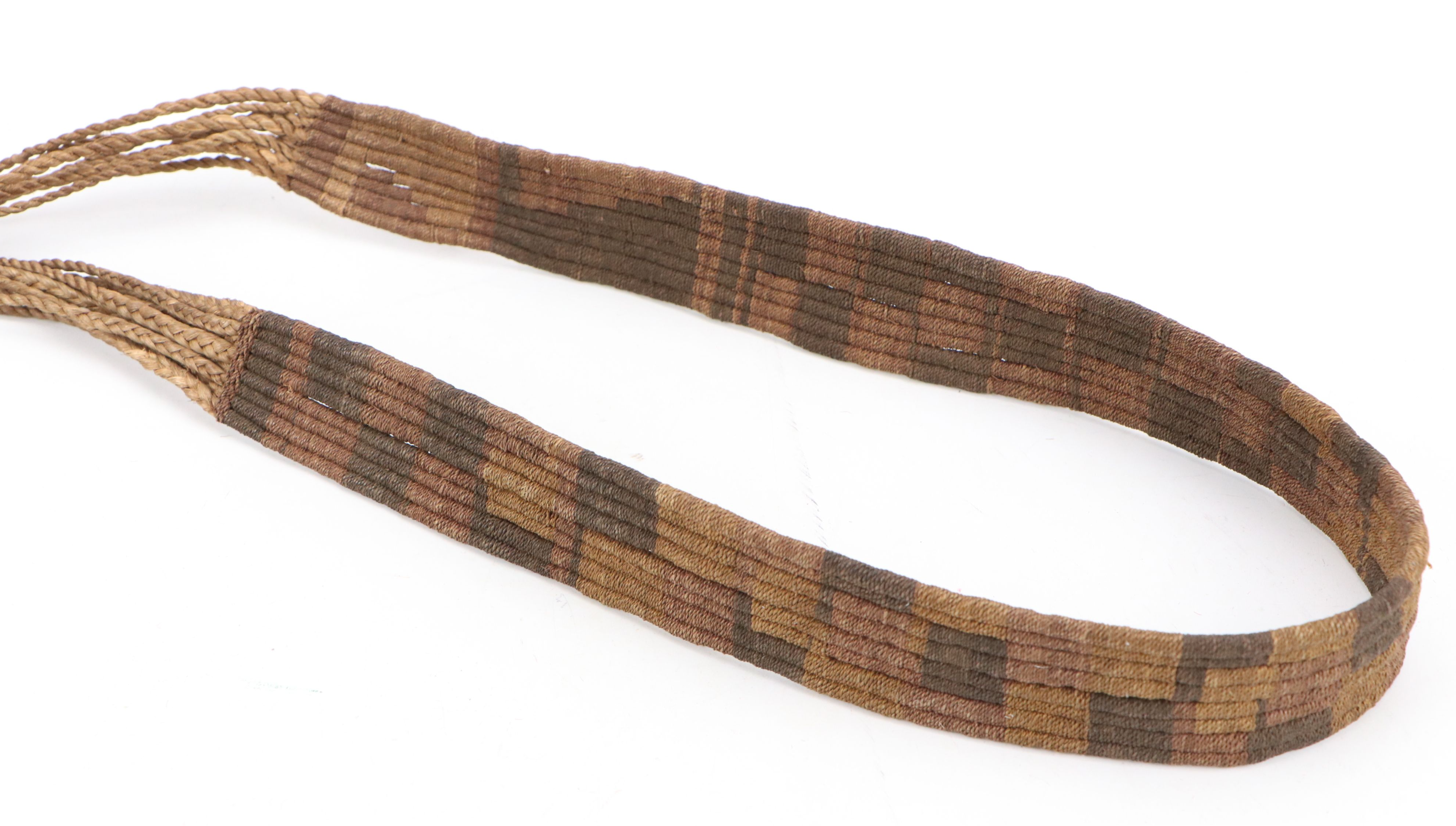 Indigenous Plains "Skull Cracker" with Fiber Burden Strap and Abalone Shell