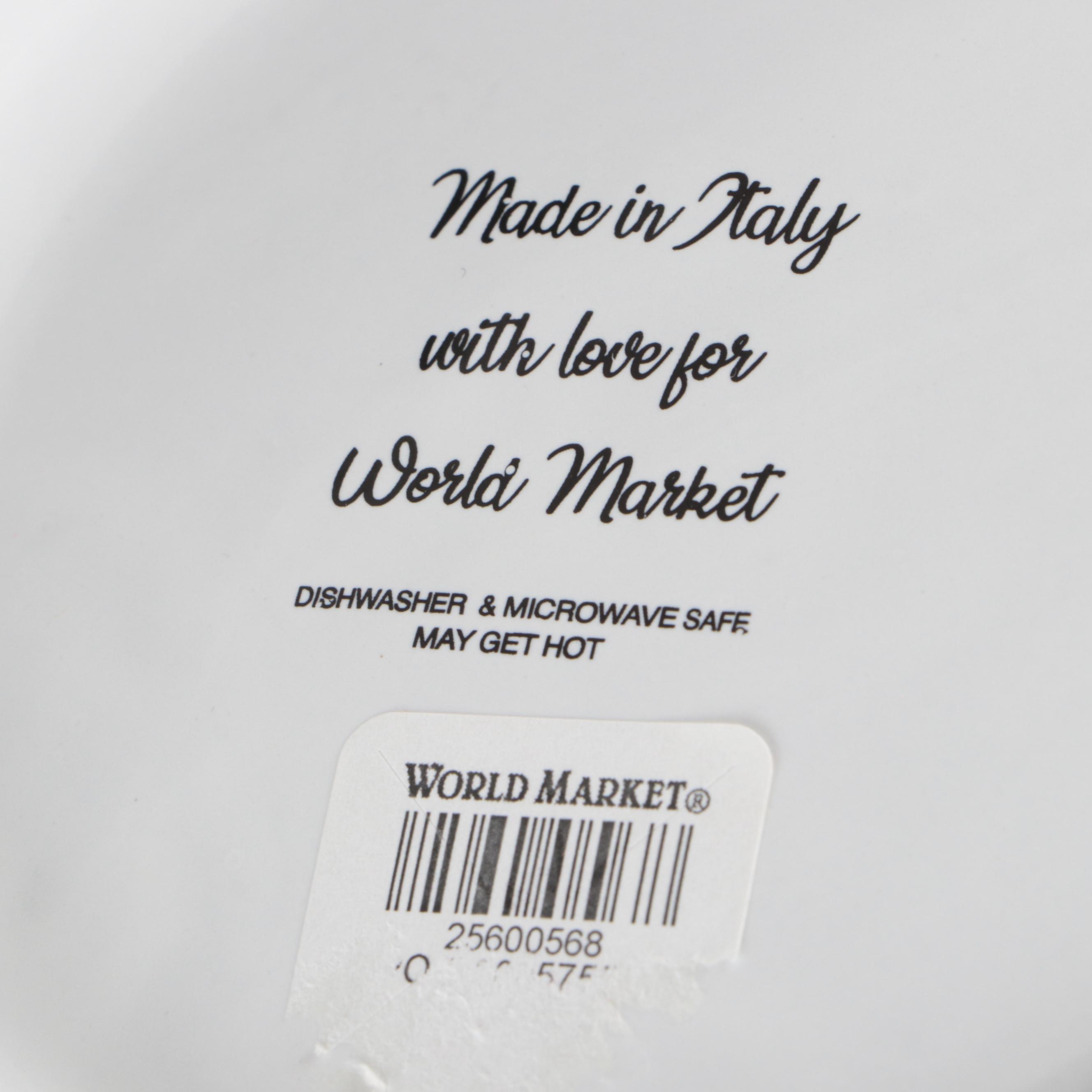 World Market Ceramic Bowl, Ceramic Demitasse Cups, and More Tableware