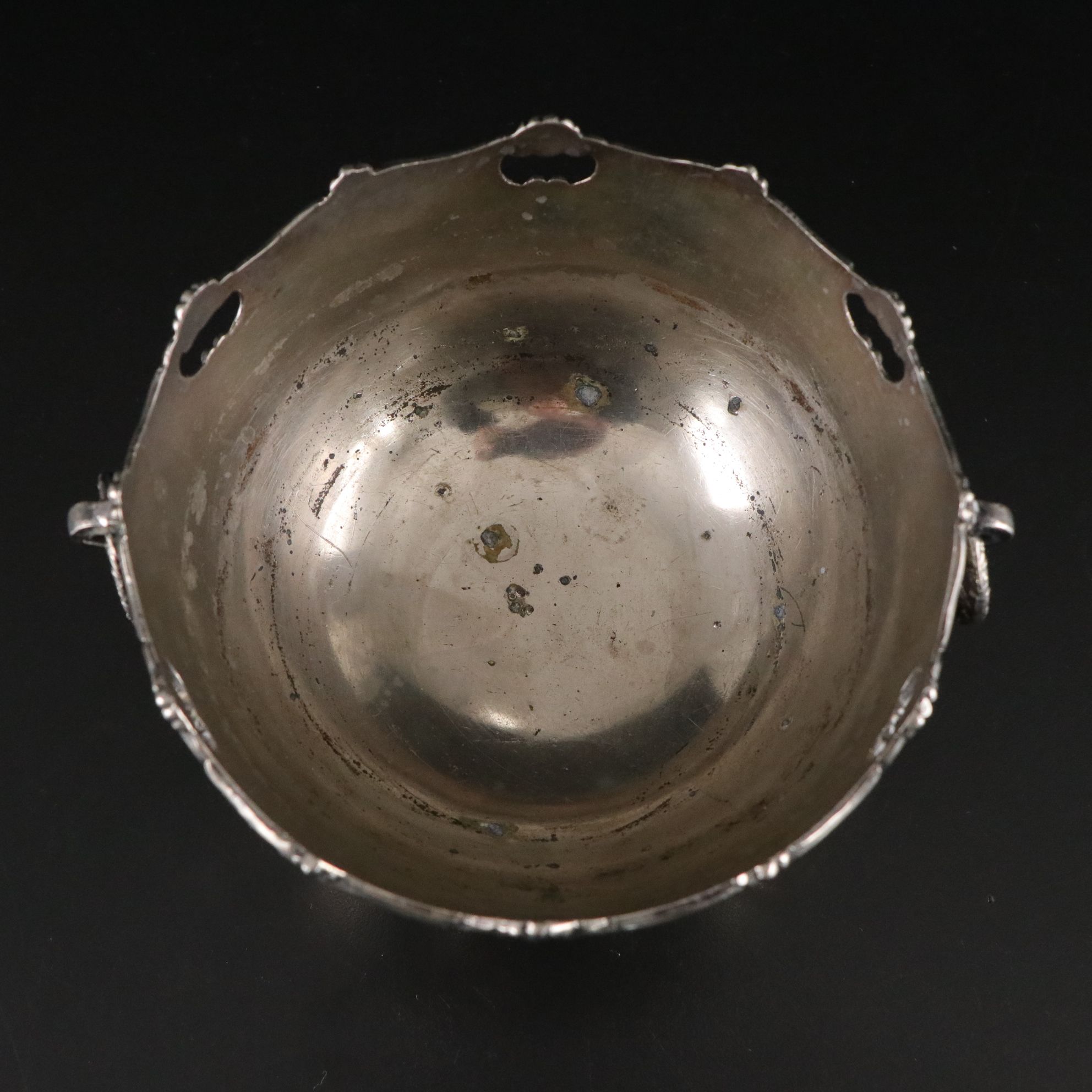 Gorham Sterling Silver Hand Mirrors & Silver Plate Bowl